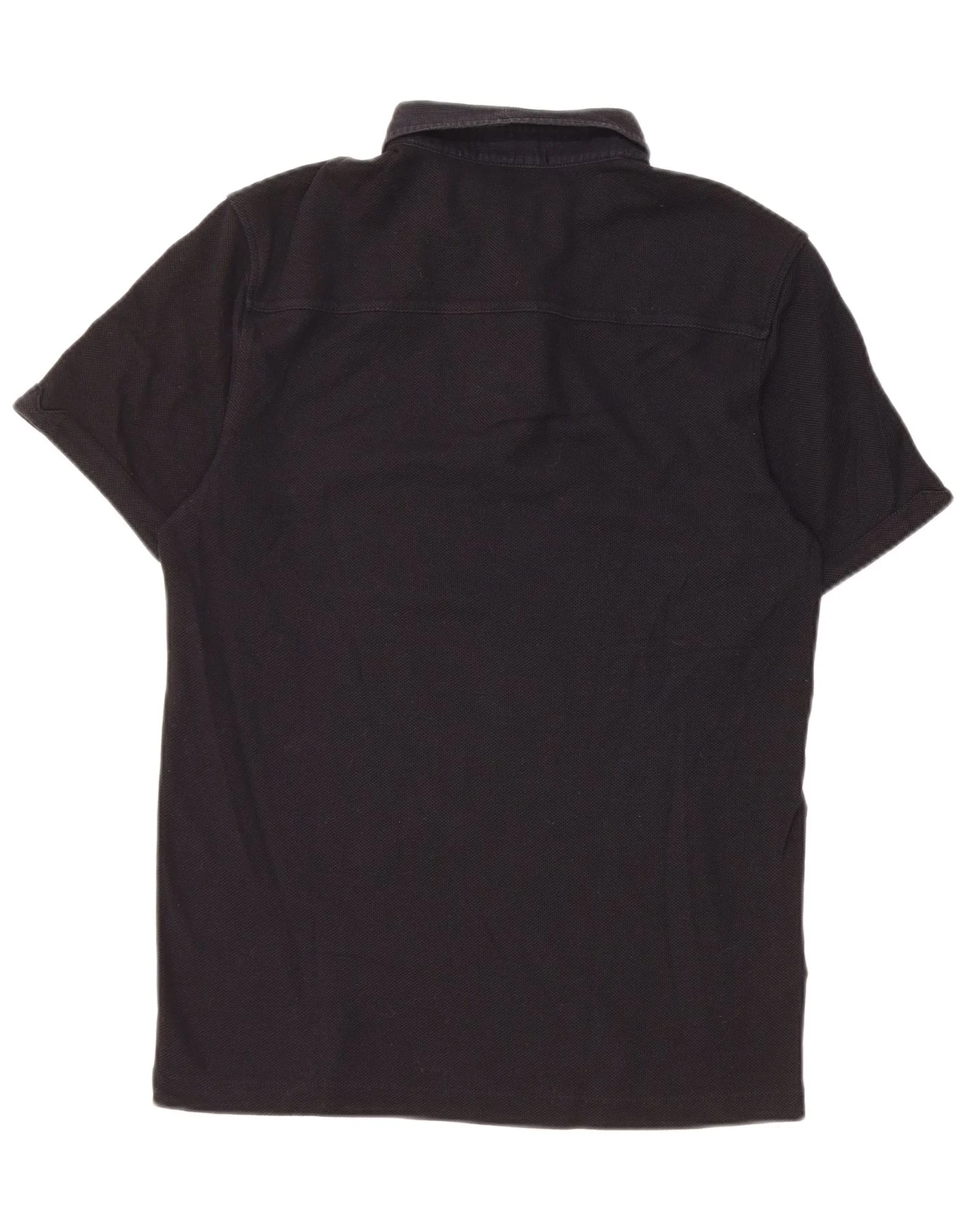 Fred Perry Mens Polo Shirt Medium Navy Blue Cotton - Image 2