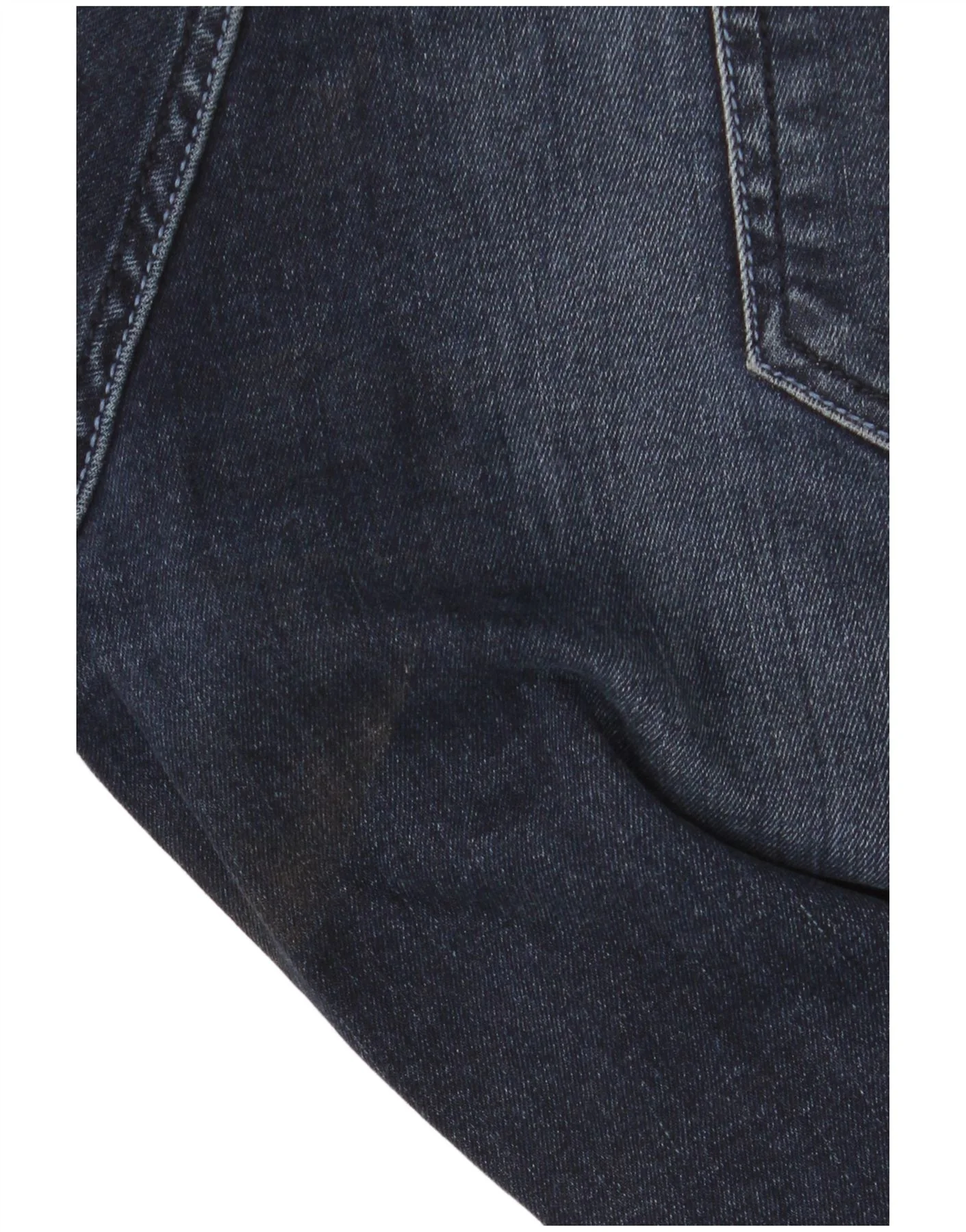 French Connection Mens Distressed Slim Jeans W36 L28 Navy Blue Cotton - Image 4