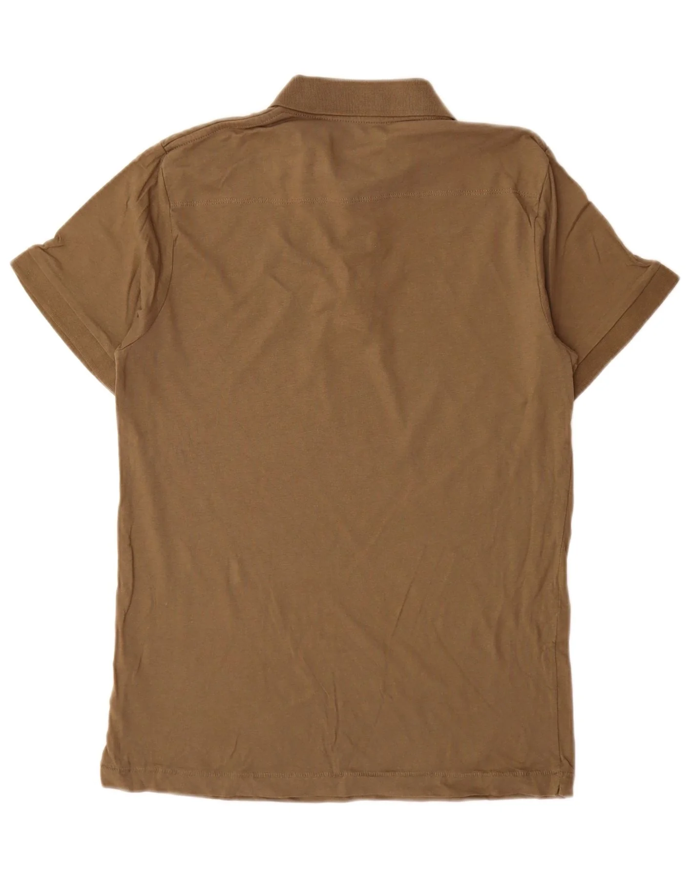 French Connection Mens Polo Shirt Medium Khaki Cotton - Image 2