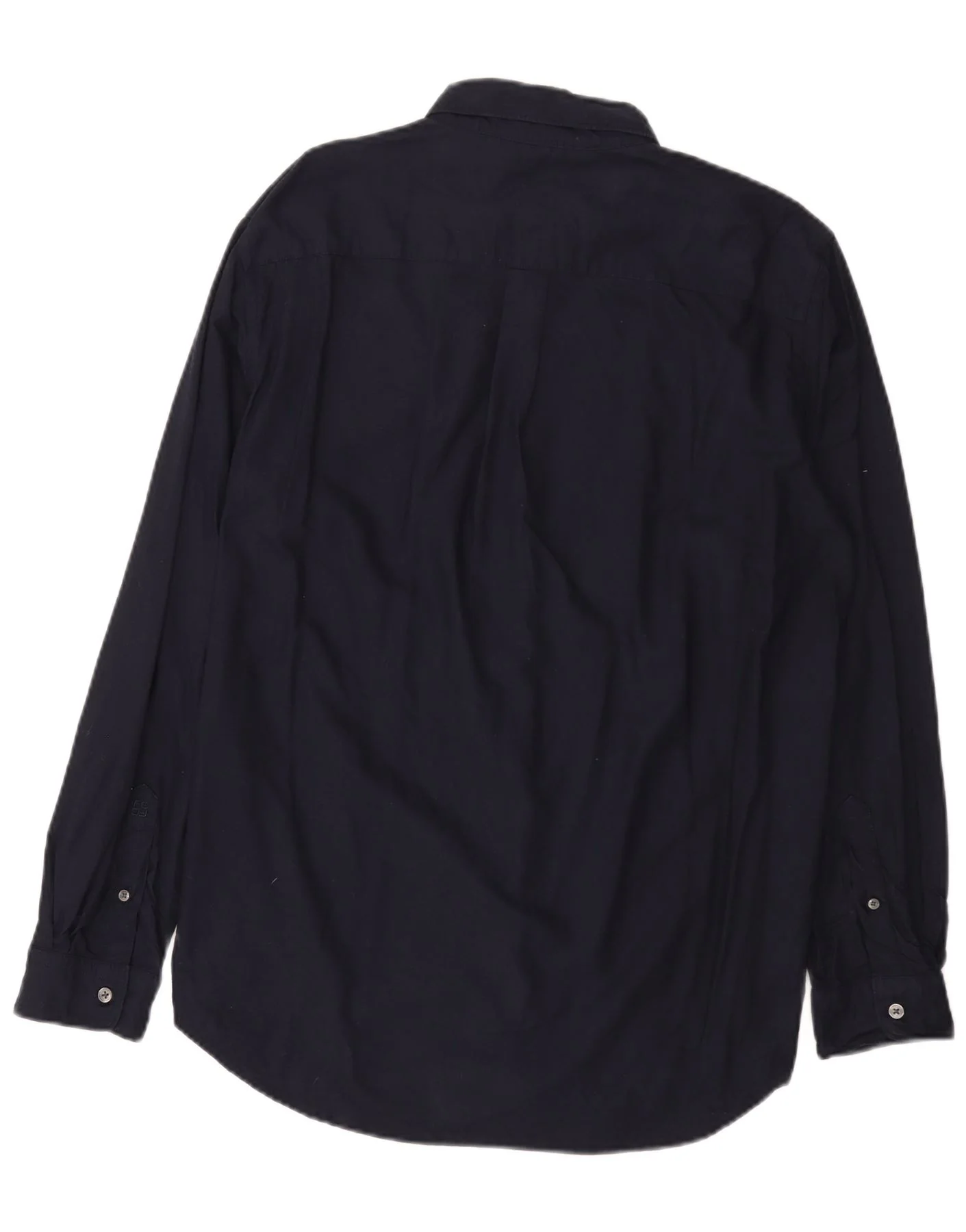 French Connection Mens Shirt XL Navy Blue Cotton - Image 2