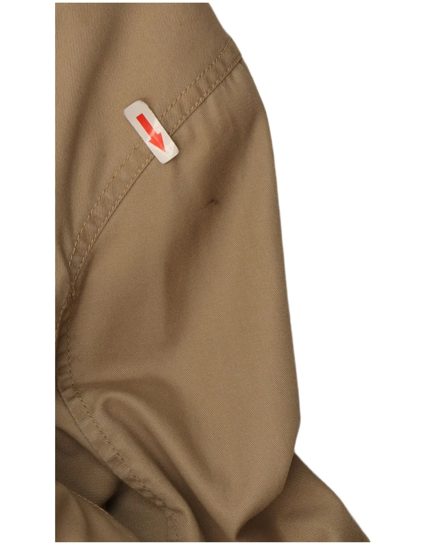 French Connection Mens Windbreaker Jacket UK 42 XL Beige Cotton - Image 3