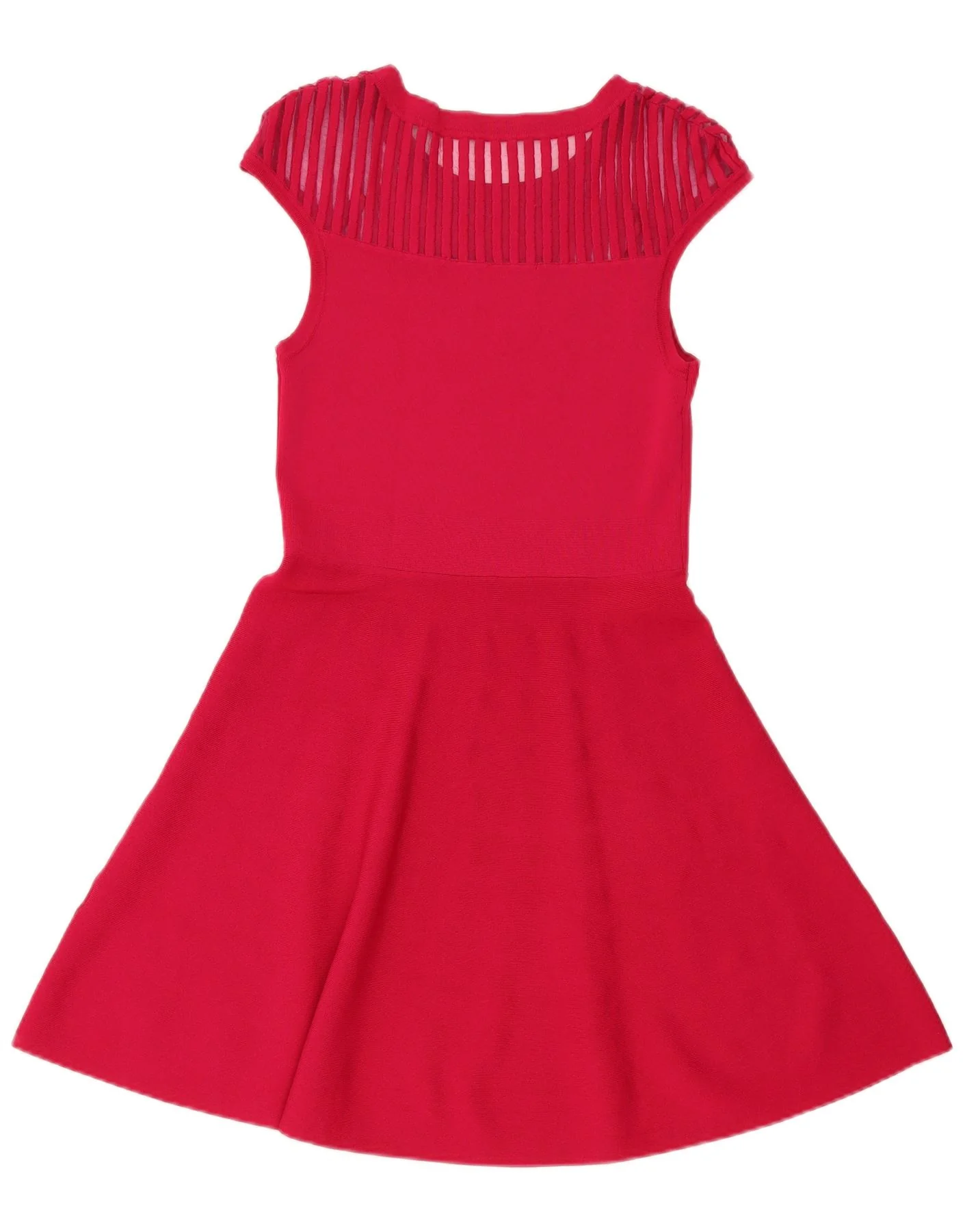 French Connection Womens A-Line Dress UK 12 Medium Pink Viscose - Image 2