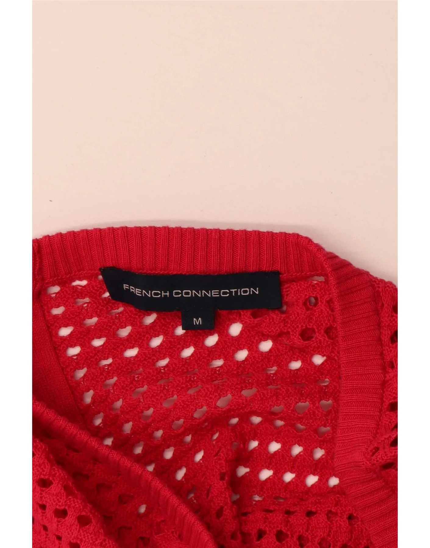 French Connection Womens Oversized Cardigan Sweater UK 14 Medium Red - Image 4