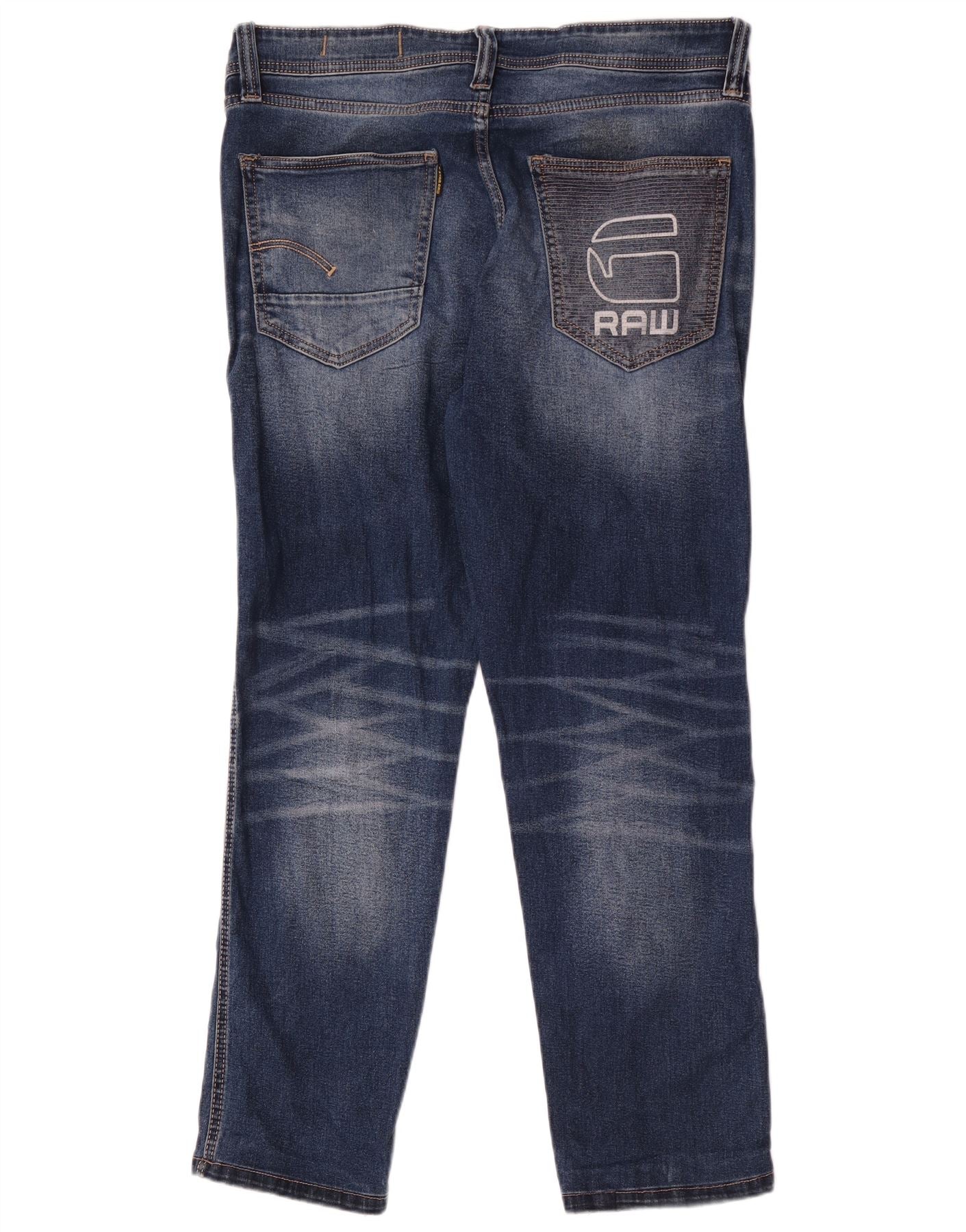 G-Star Mens Bronson Slim Jeans W34 L29 Blue Cotton - Image 2