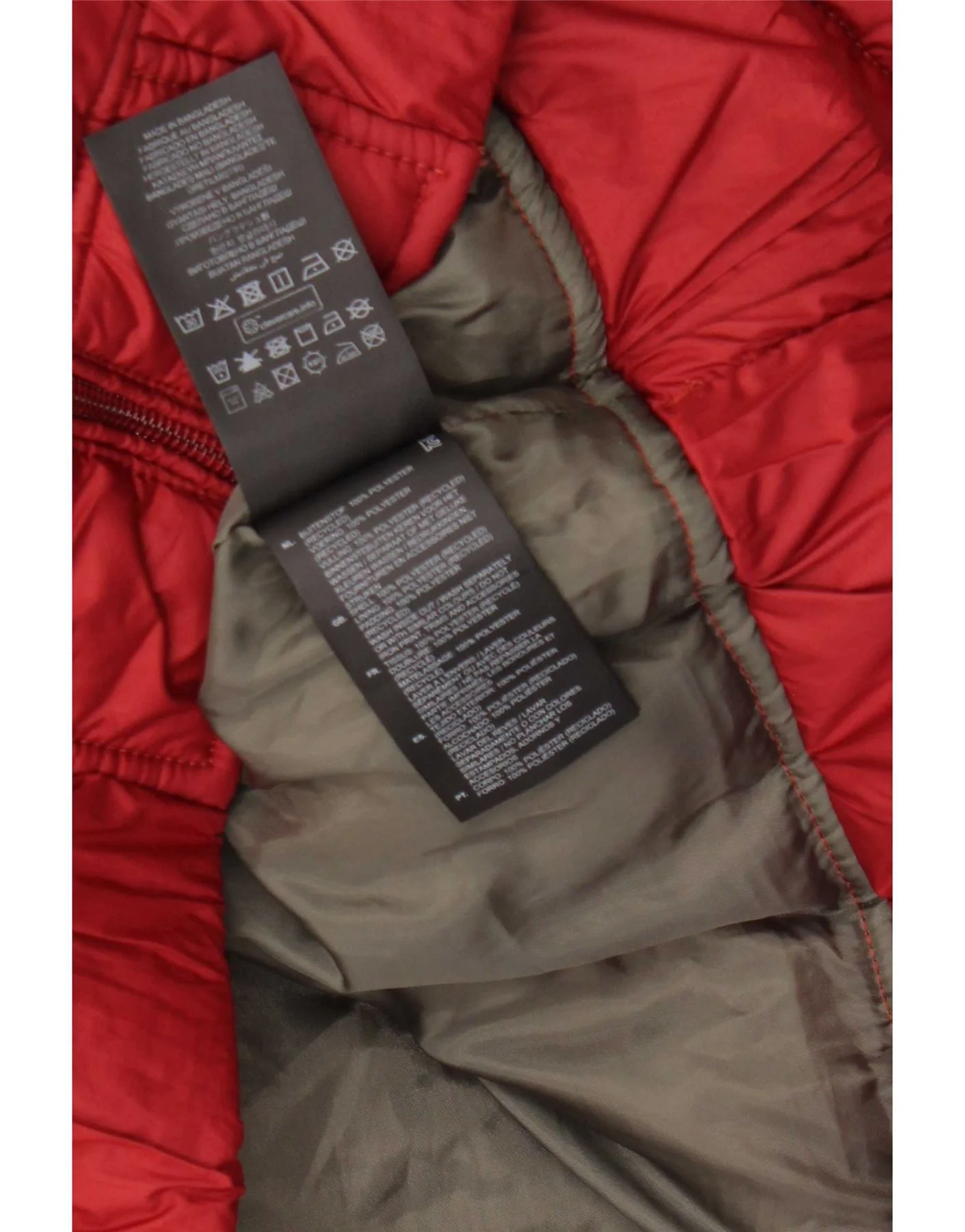 G-Star Mens Hooded Padded Jacket UK 40 Large Red Polyester - Image 5