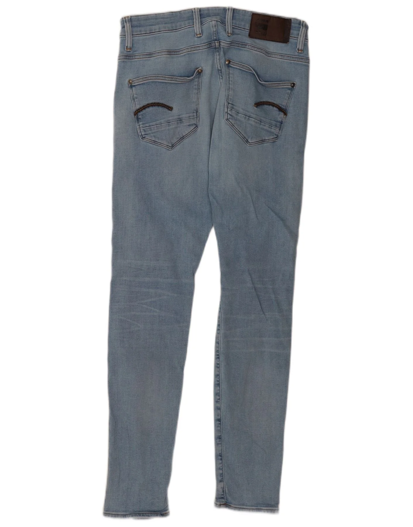 G-Star Mens Revend Skinny Jeans W30 L32 Blue Cotton - Image 2