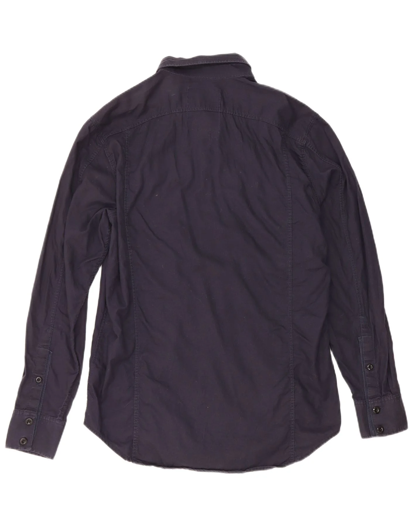 G-Star Mens Shirt Medium Navy Blue Cotton - Image 2