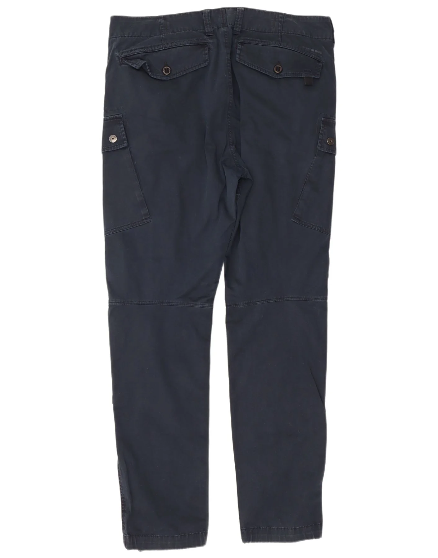 G-Star Mens Slim Cargo Trousers W38 L36 Navy Blue Cotton - Image 2