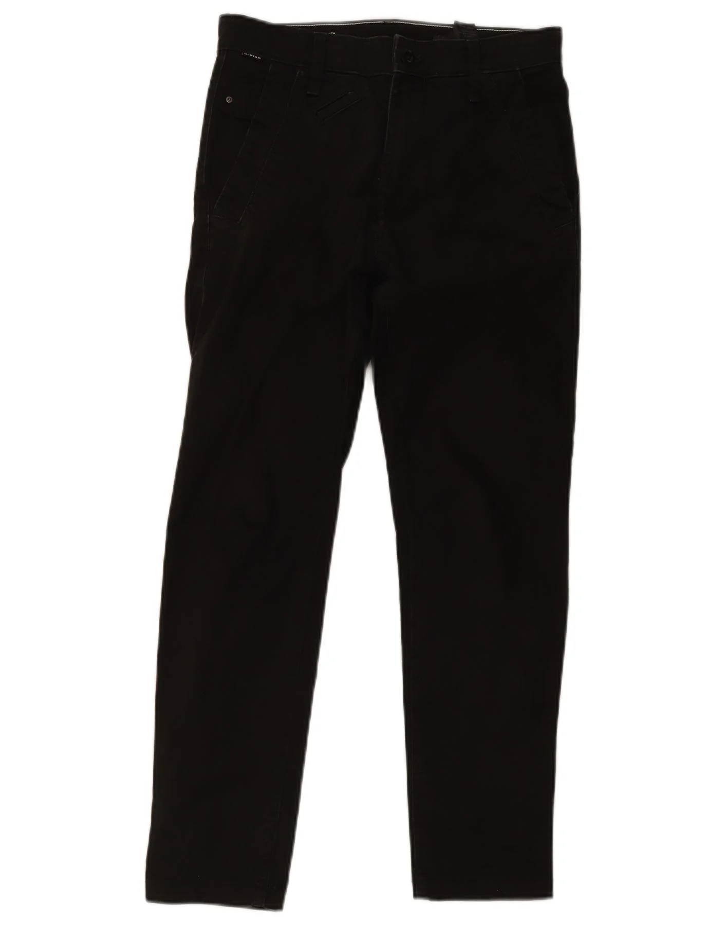 G-Star Mens Slim Chino Trousers W28 L30 Black