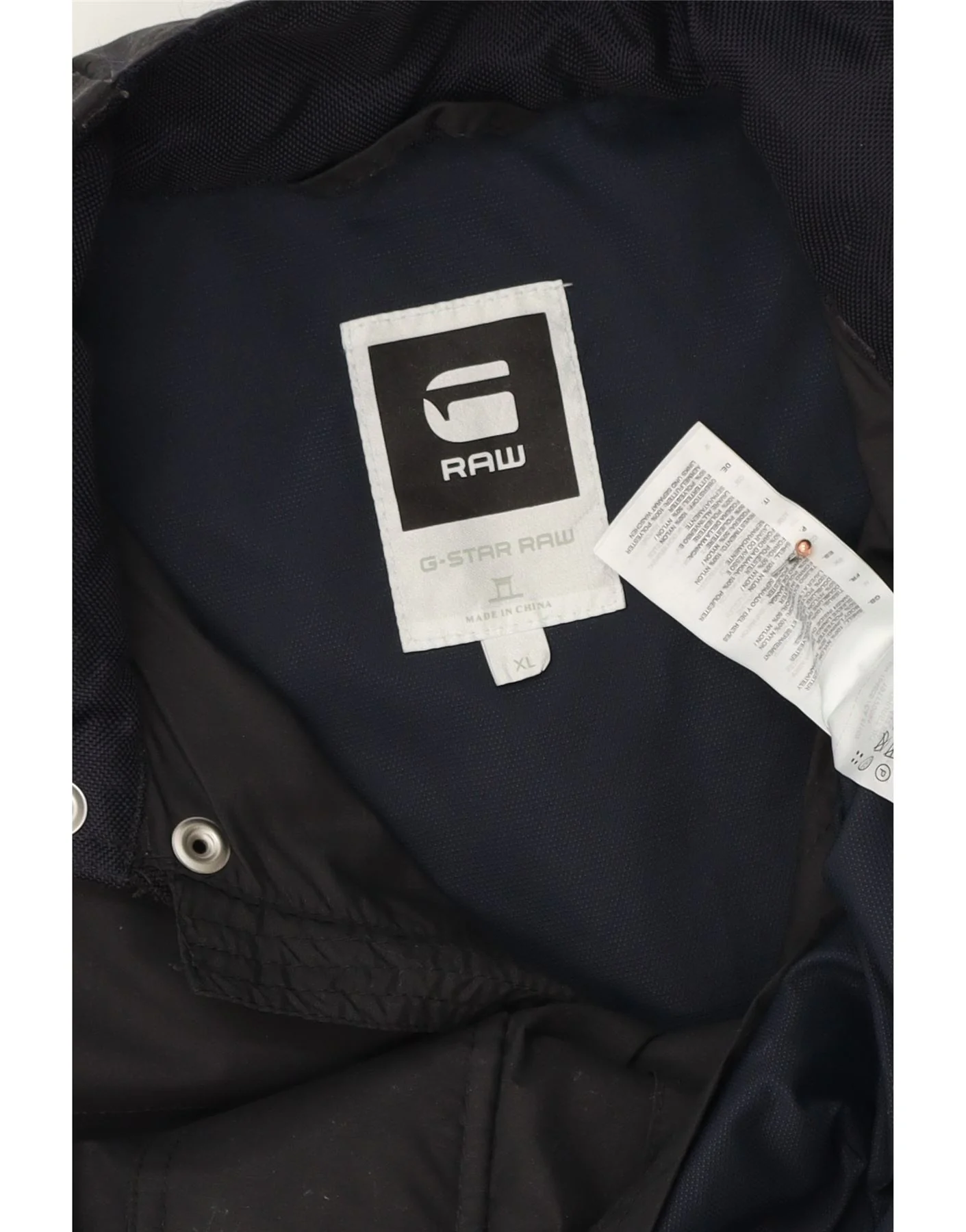 G-Star Mens Utility Jacket UK 42 XL Black Nylon - Image 4