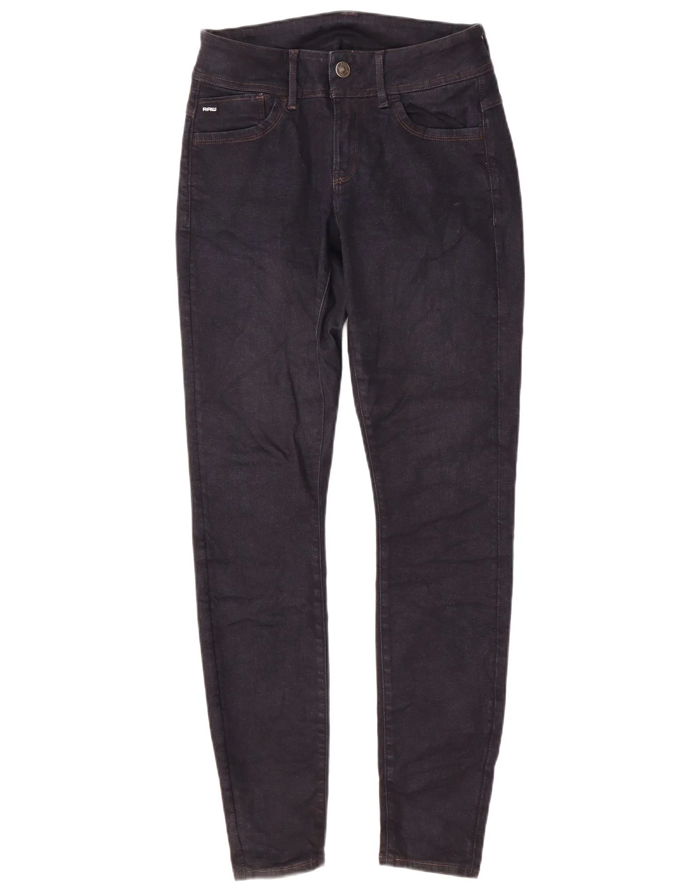 G-Star Womens Skinny Jeans W31 L32 Navy Blue Cotton