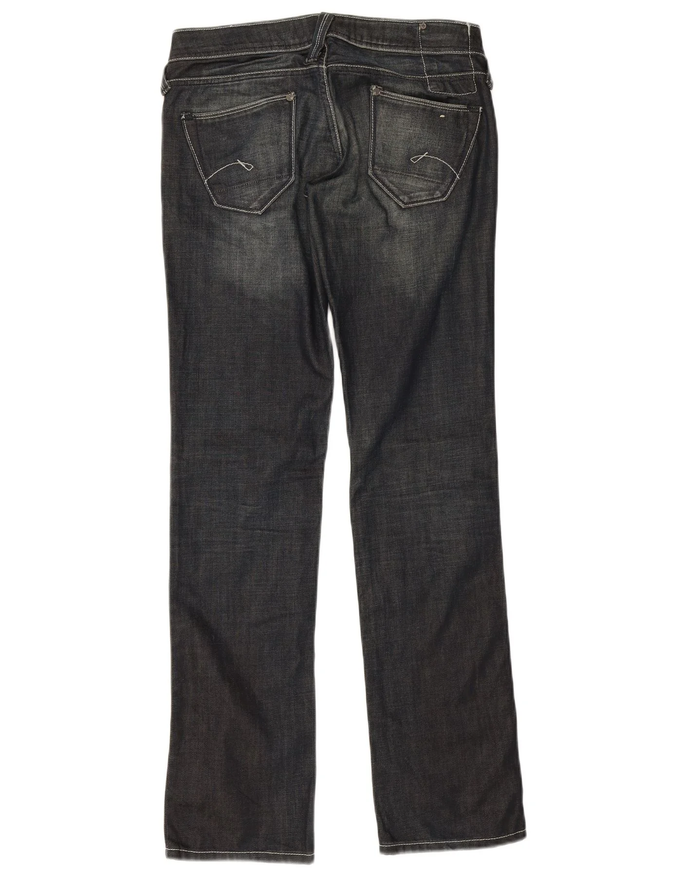 G-Star Womens Straight Jeans W28 L32 Navy Blue Cotton - Image 2