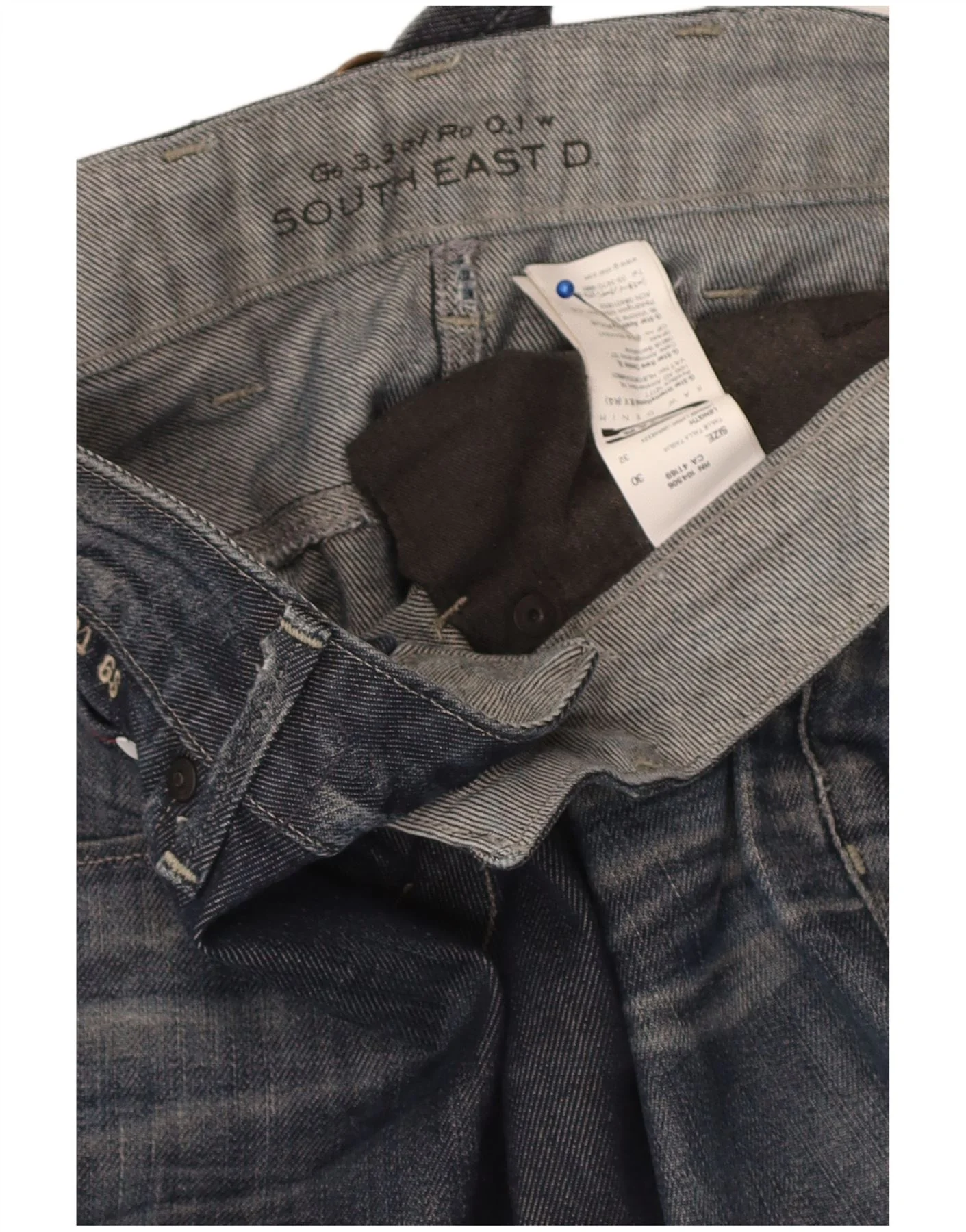 G-Star Womens Straight Jeans W30 L32 Navy Blue Cotton - Image 3