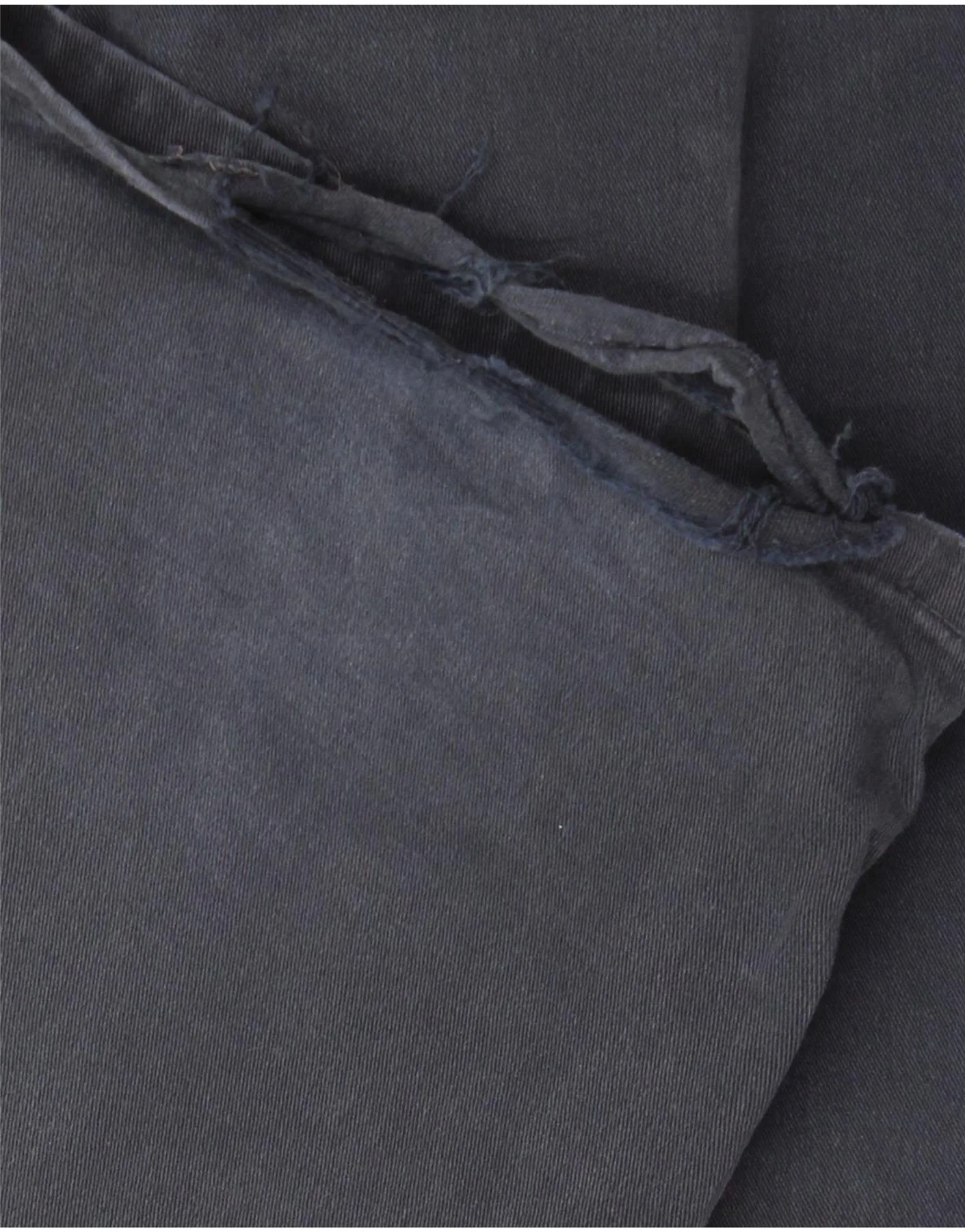 Gant Mens Straight Casual Trousers W38 L34 Navy Blue Cotton - Image 3