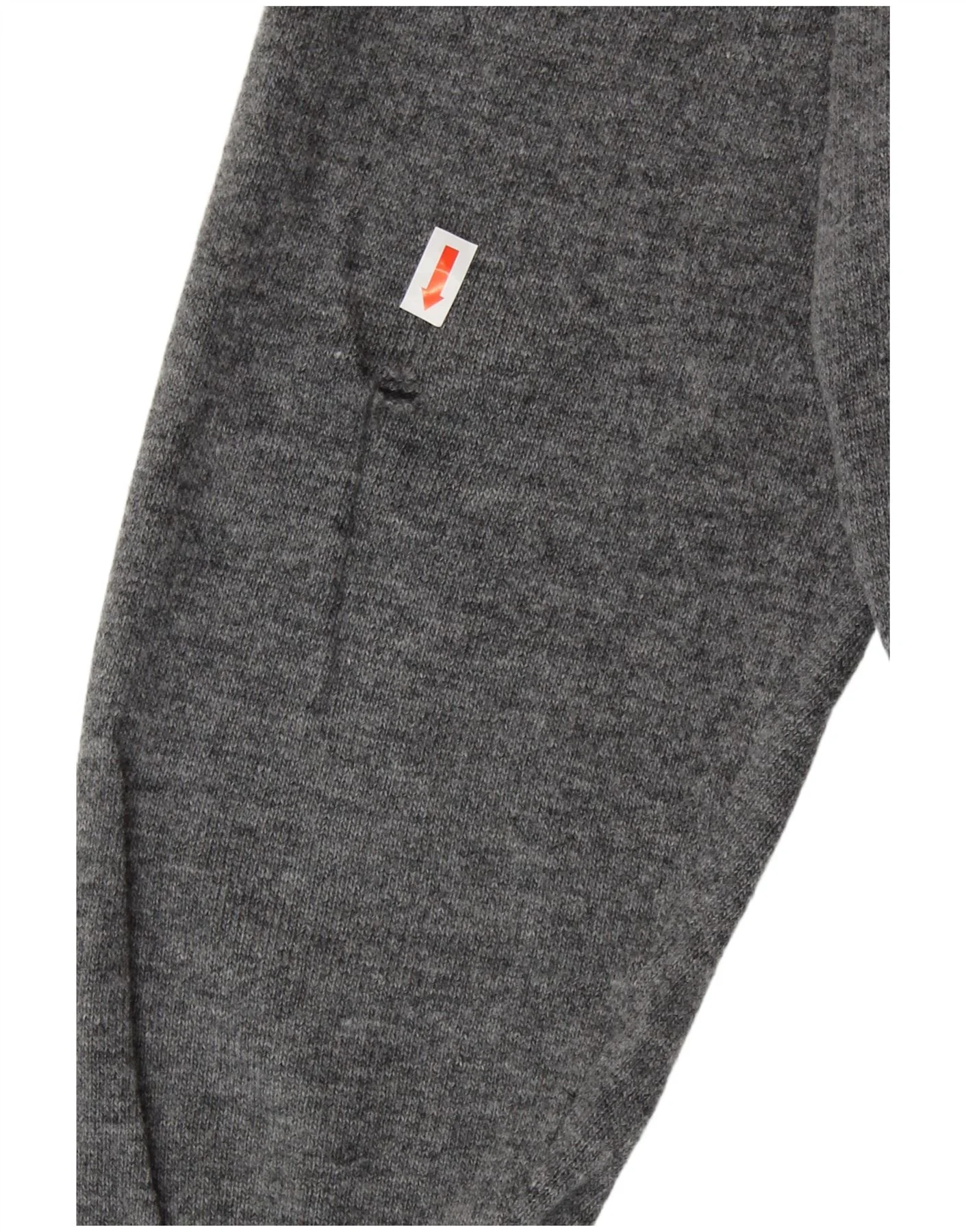 GANT Mens V-Neck Jumper Sweater XL Grey Lambswool - Image 3