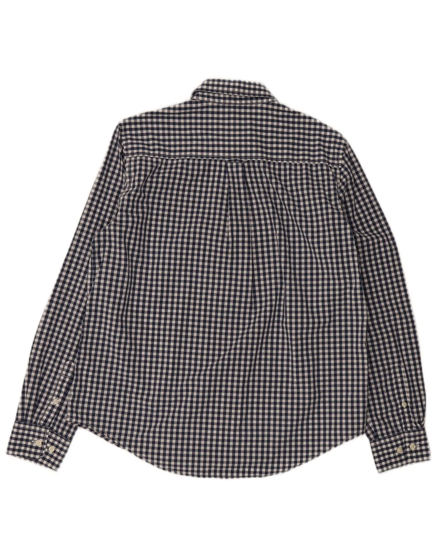 Gant Womens Shirt UK 12 Medium Blue Gingham Cotton - Image 2