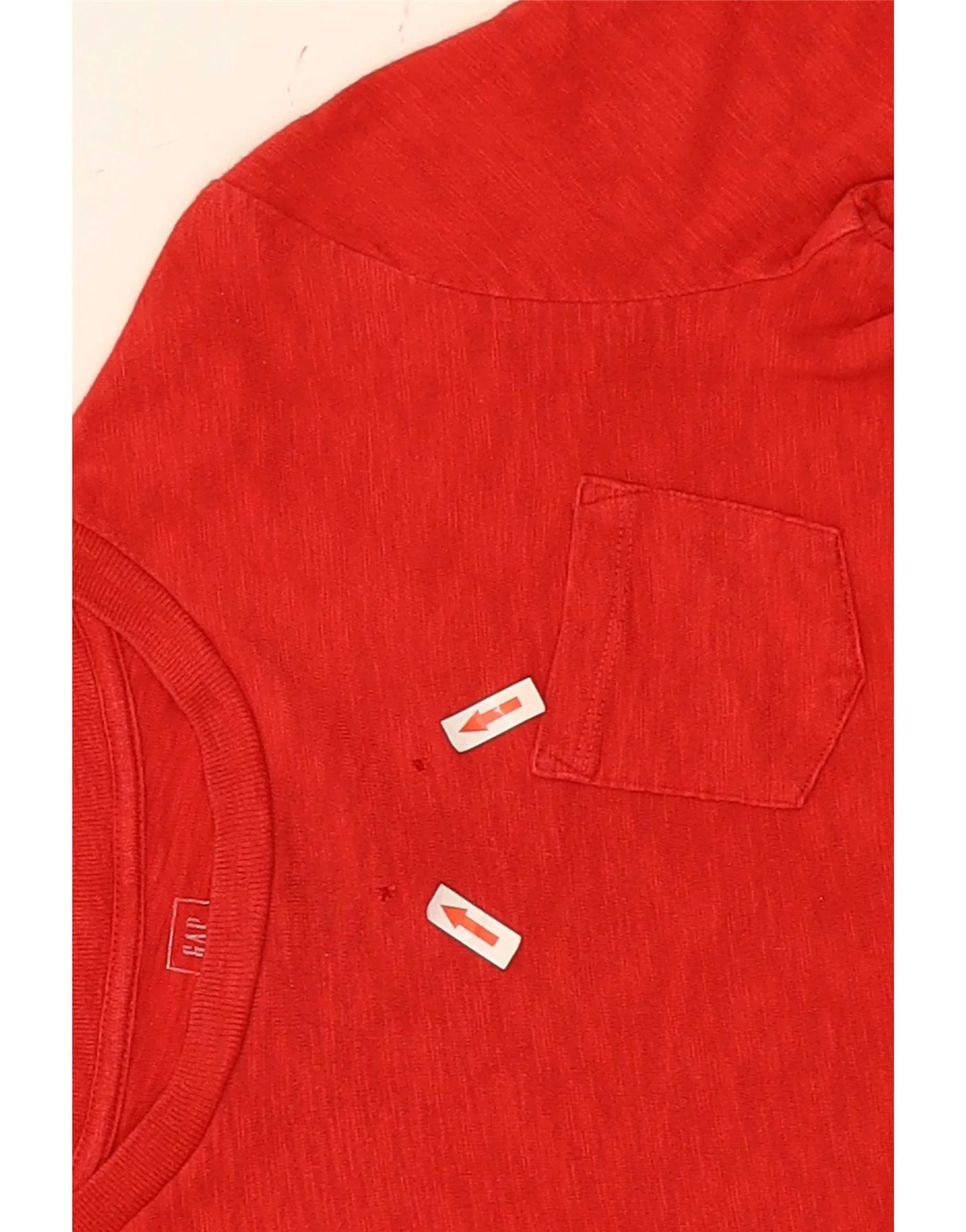 Gap Boys Graphic Top Long Sleeve 9-10 Years Small Red Cotton - Image 3