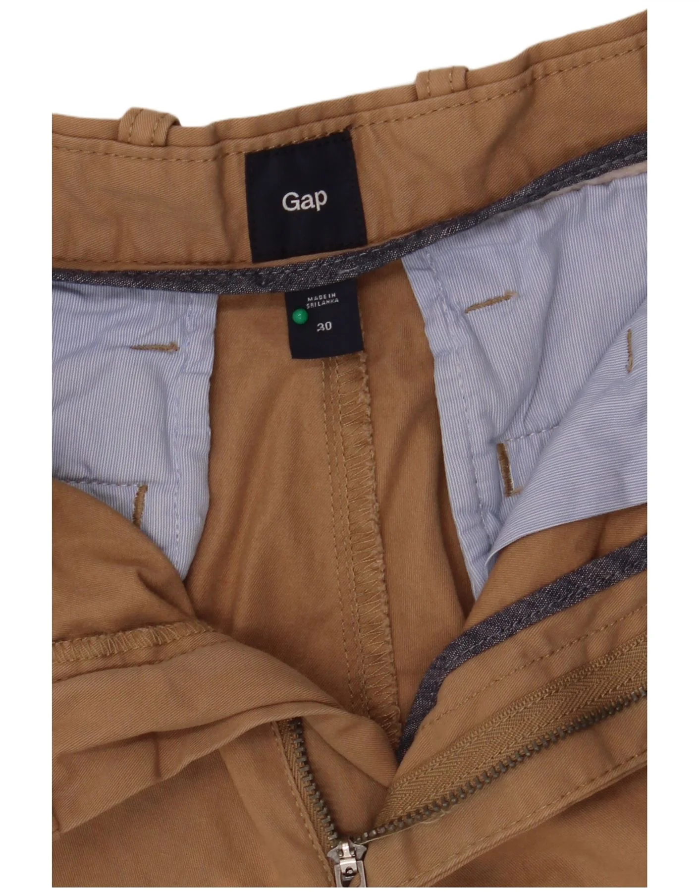 Gap Mens Chino Shorts W30 Medium Beige Cotton - Image 3