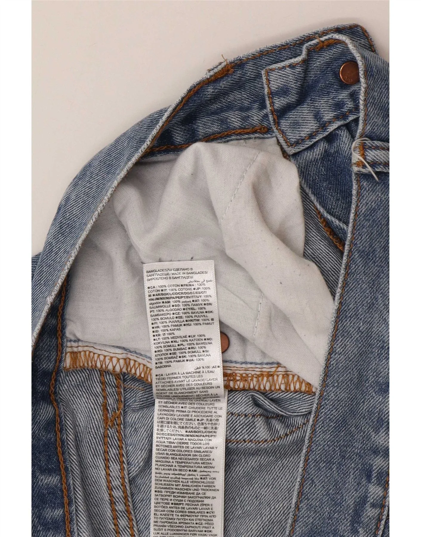 Gap Mens Slim Jeans W34 L32 Blue Cotton - Image 3