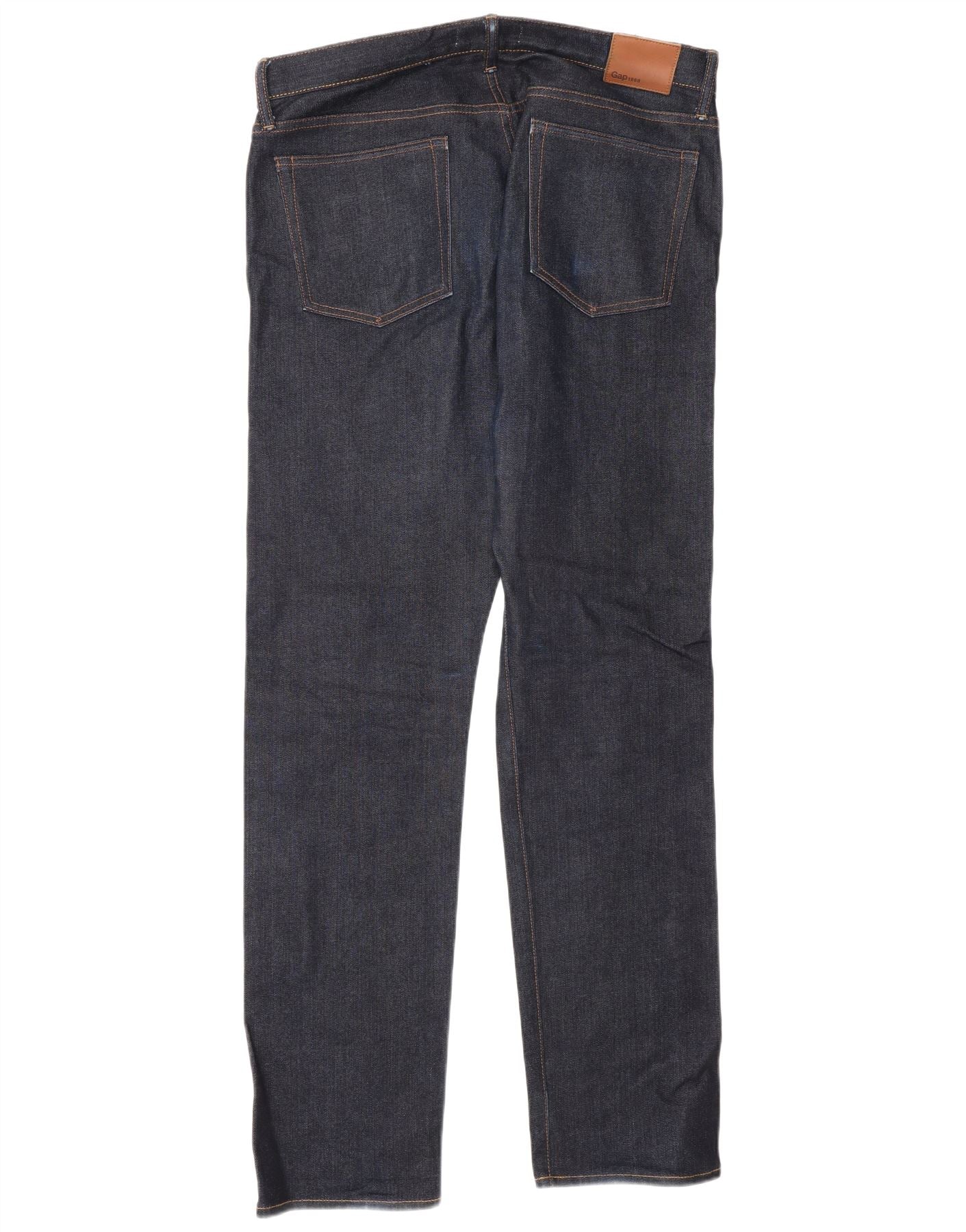Gap Mens Slim Jeans W34 L32 Navy Blue Cotton - Image 2