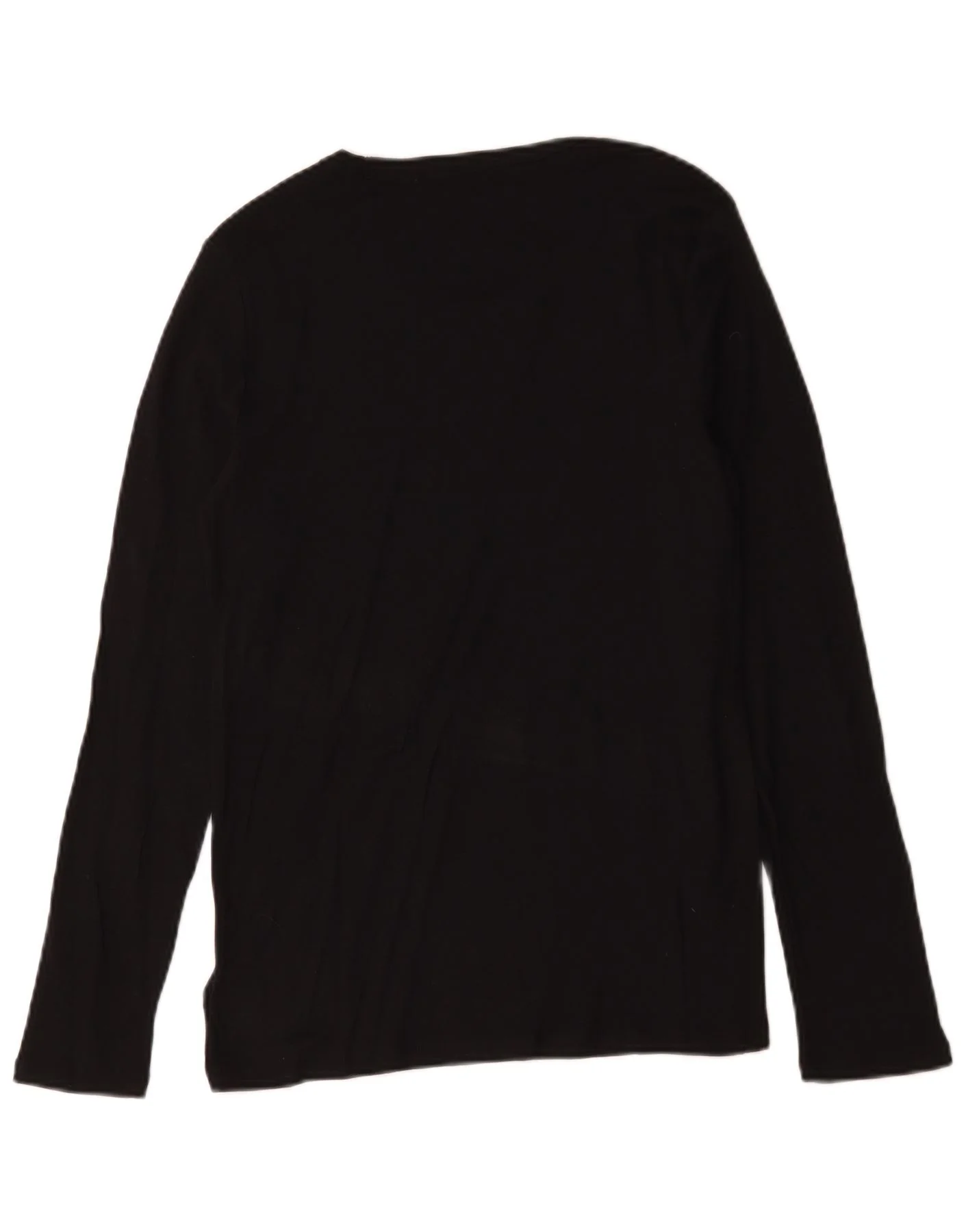 Gap Mens Top Long Sleeve Large Black Cotton - Image 2