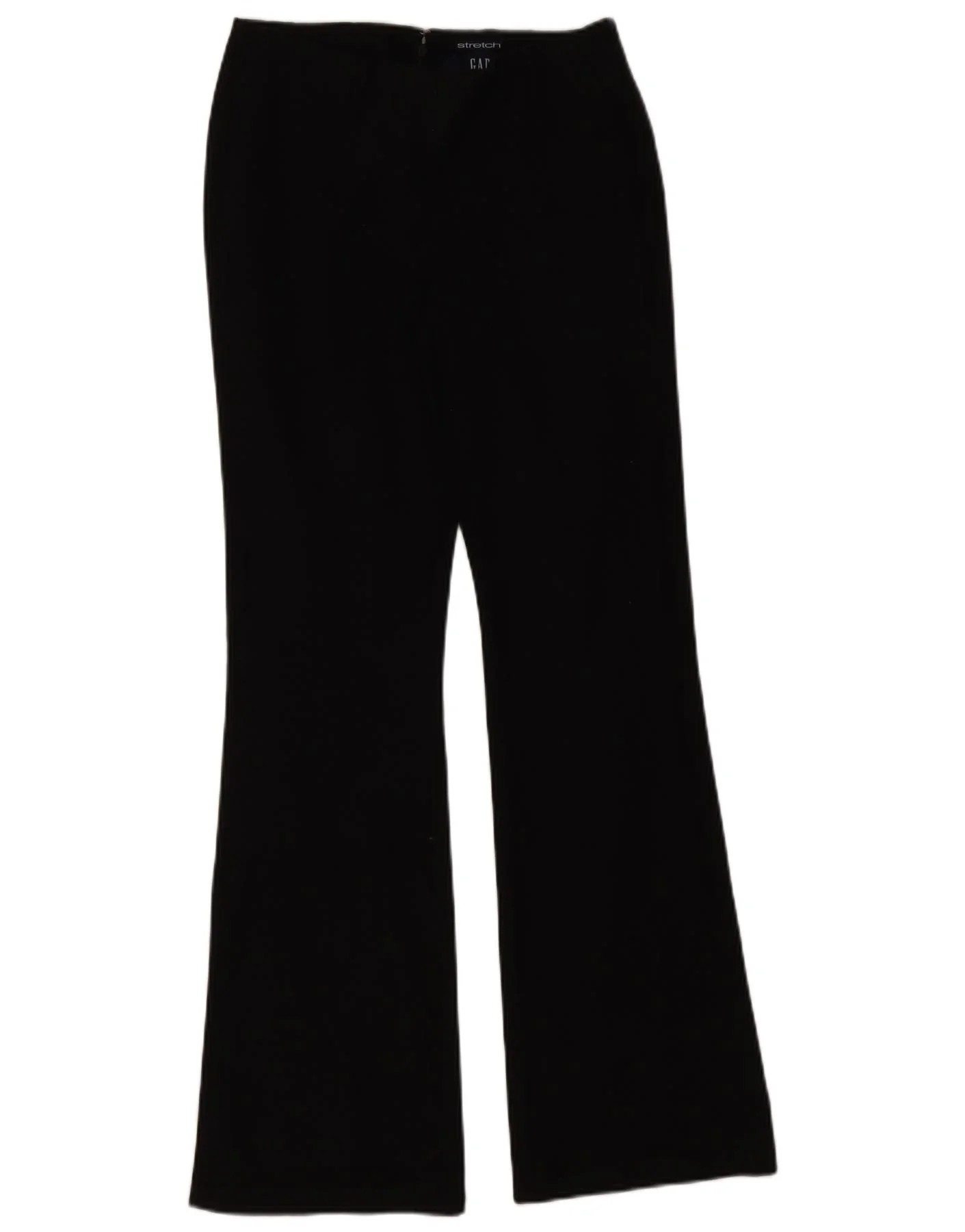 Gap Womens Flare Casual Trousers US 6 Medium W26 L31 Black Cotton