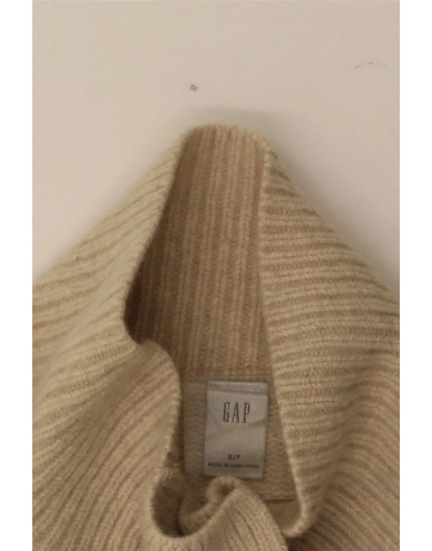 Gap Womens Sleeveless Open Cardigan Sweater UK 8 Small Beige - Image 3