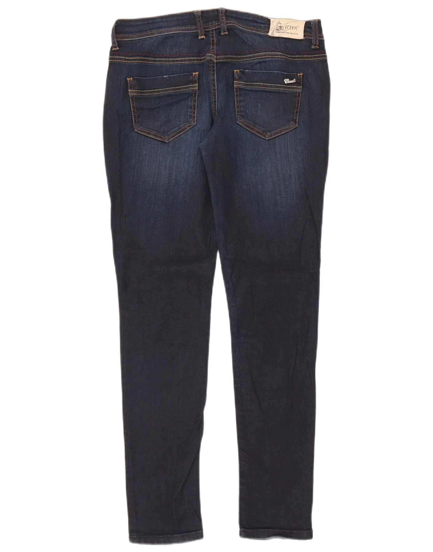 Gaudi Womens Skinny Jeans W30 L30 Navy Blue Cotton - Image 2