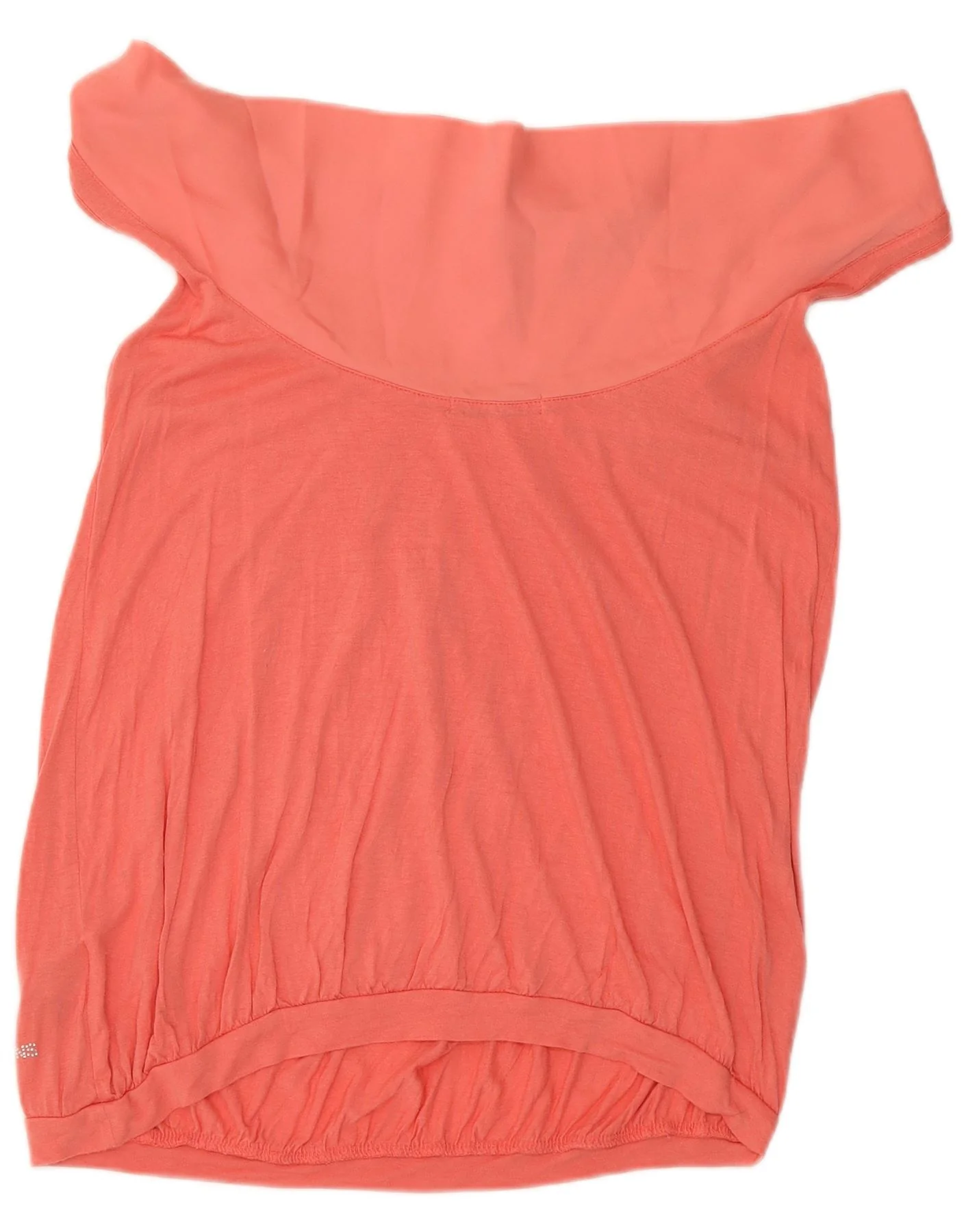 Gaudi Womens Sleeveless Off Shoulder Top UK 8 Small Pink Viscose - Image 2