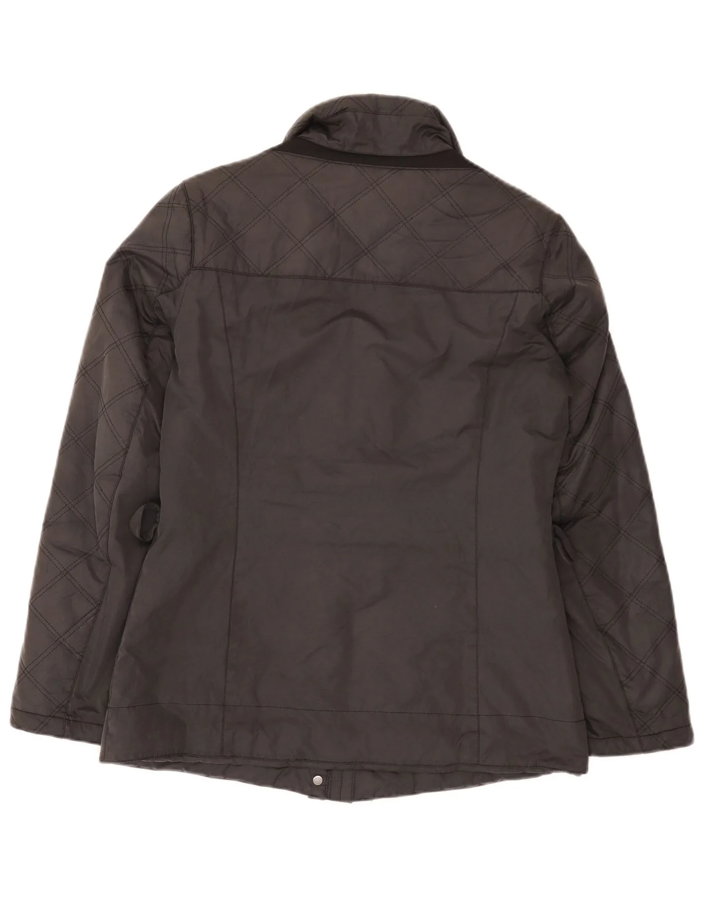 Geox Womens Quilted Jacket IT 38 XS Black Polyester - Image 2