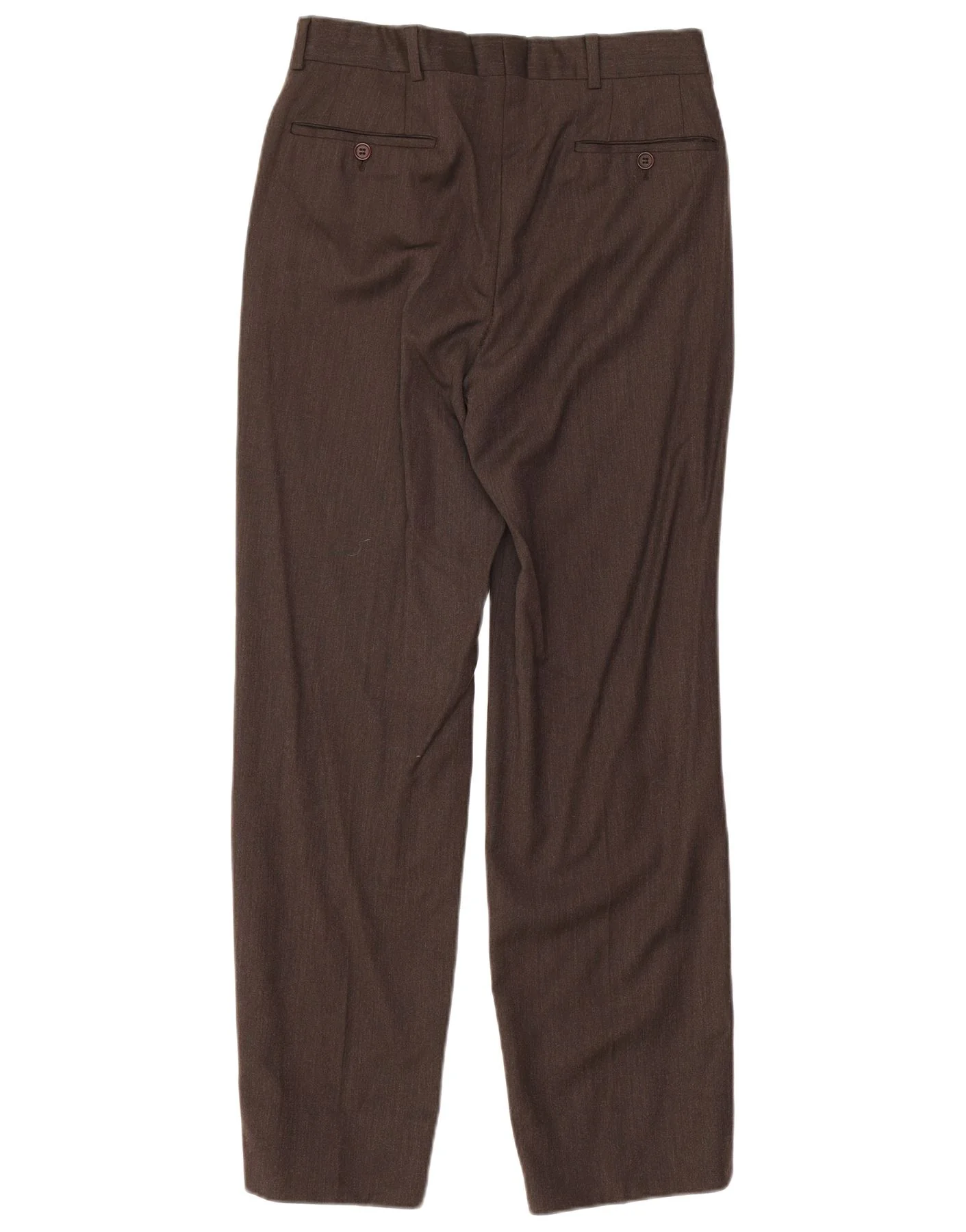 Giorgio Armani Mens Straight Casual Trousers W28 L29 Brown - Image 2