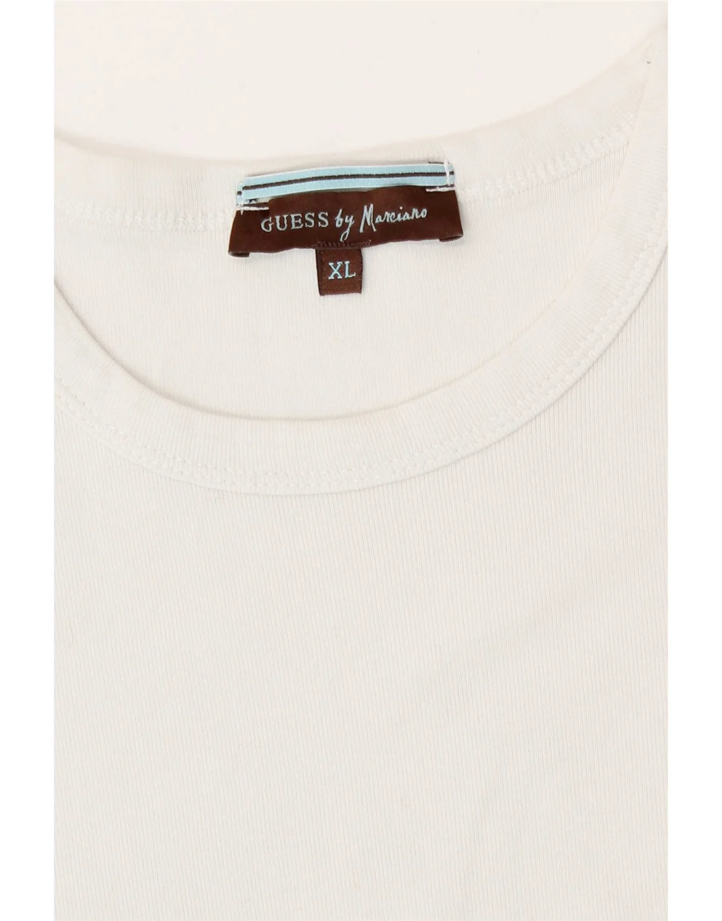 Guess By Marciano Mens Graphic T-Shirt Top XL White - Image 4