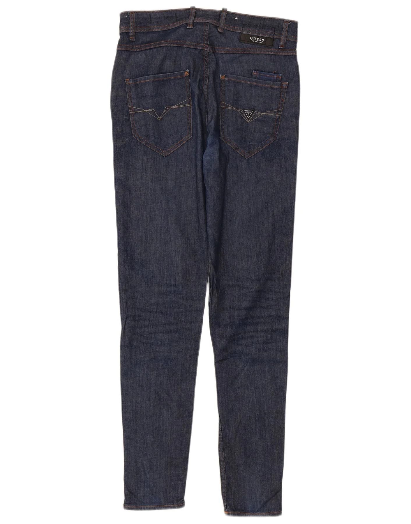 Guess Mens Charlie Slim Jeans W29 L31 Navy Blue Cotton - Image 2