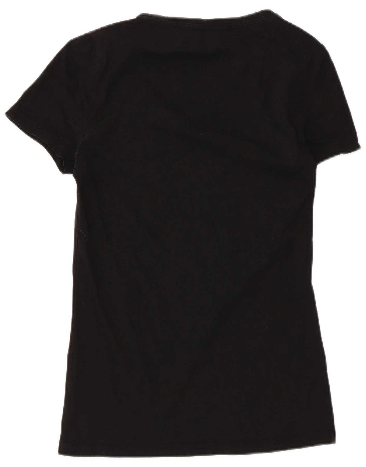Guess Womens Graphic T-Shirt Top UK 8 Small Black - Image 2