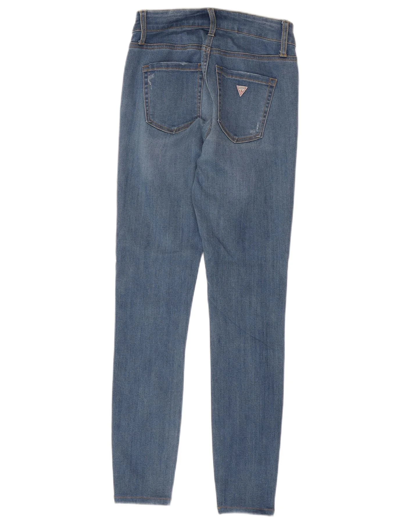 Guess Womens Skinny Jeans W27 L28 Blue Cotton - Image 2