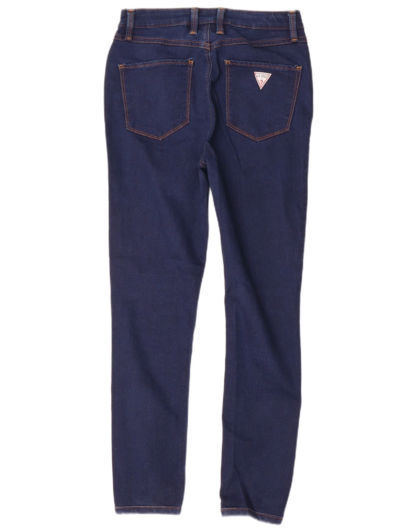 Guess Womens Skinny Jeans W29 L28 Navy Blue Cotton - Image 2