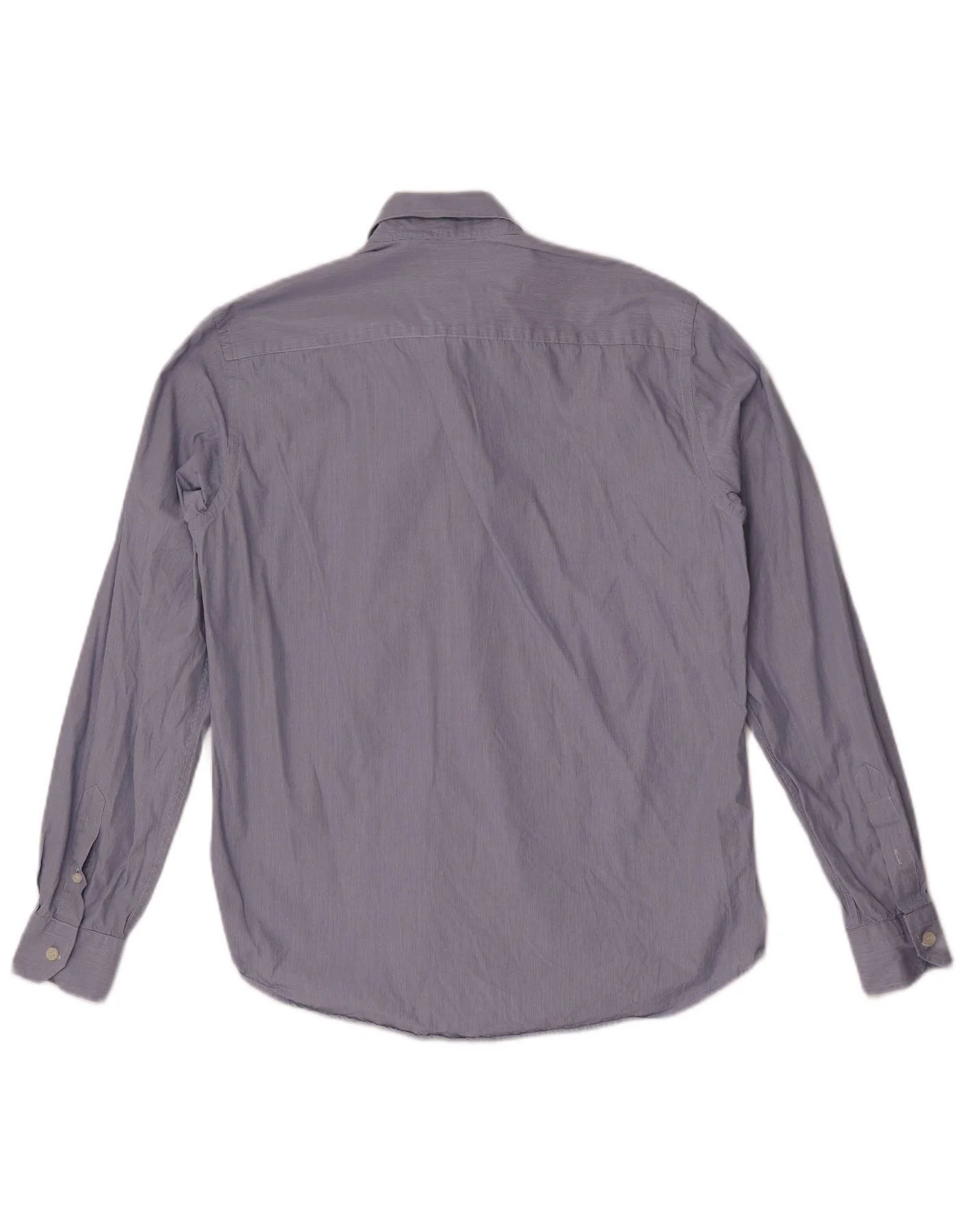 Harmont & Blaine Mens Narrow Fit Shirt Medium Blue Striped - Image 2