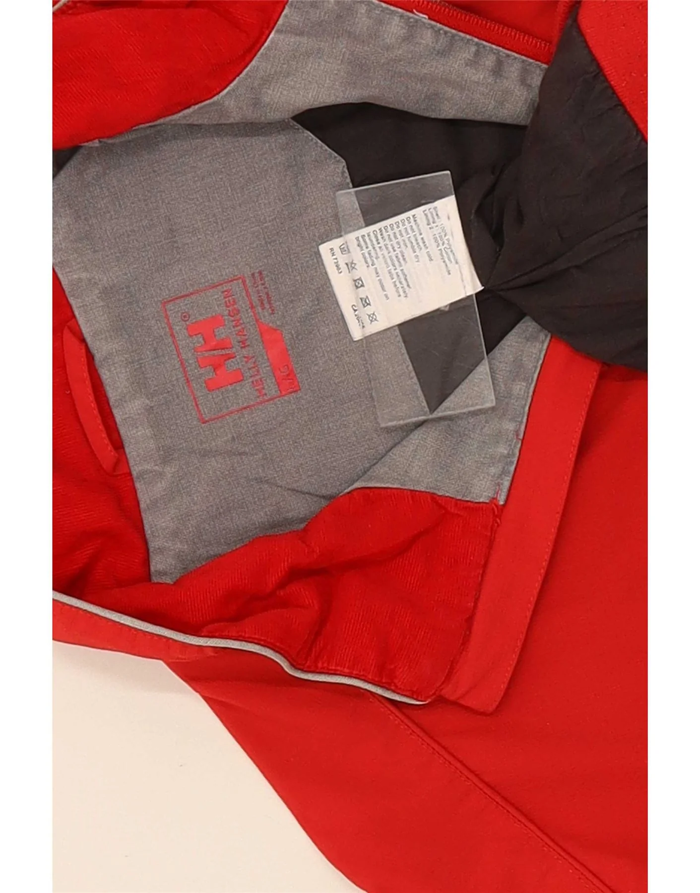 Helly Hansen Mens Graphic Bomber Jacket UK 40 Large Red Polyamide Sports - Image 6