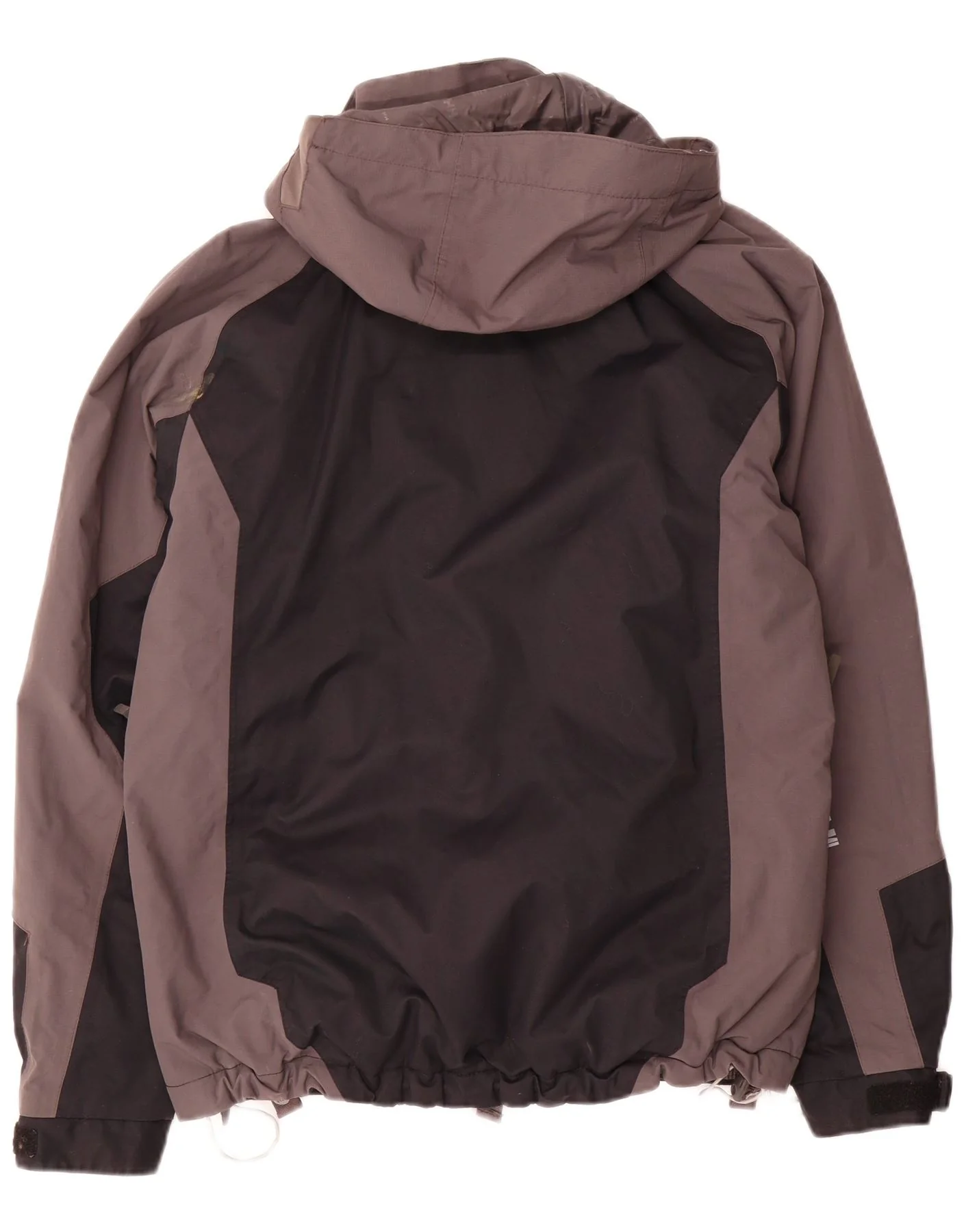 Helly Hansen Mens Hooded Ski Jacket UK 36 Small Grey Colourblock Polyamide - Image 2