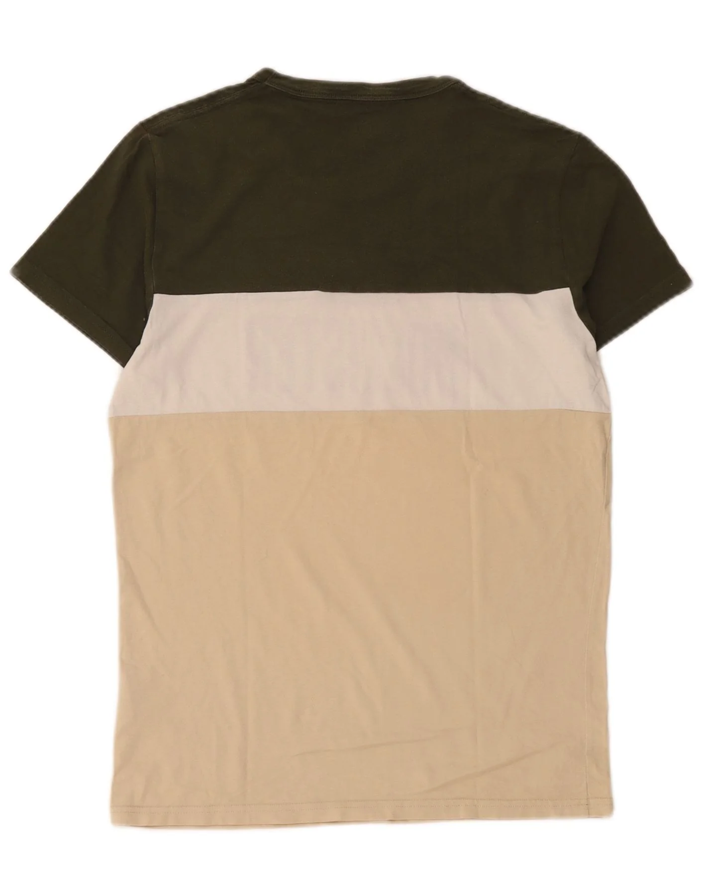 Hollister Mens Graphic T-Shirt Top Small Multicoloured Colourblock Cotton - Image 2
