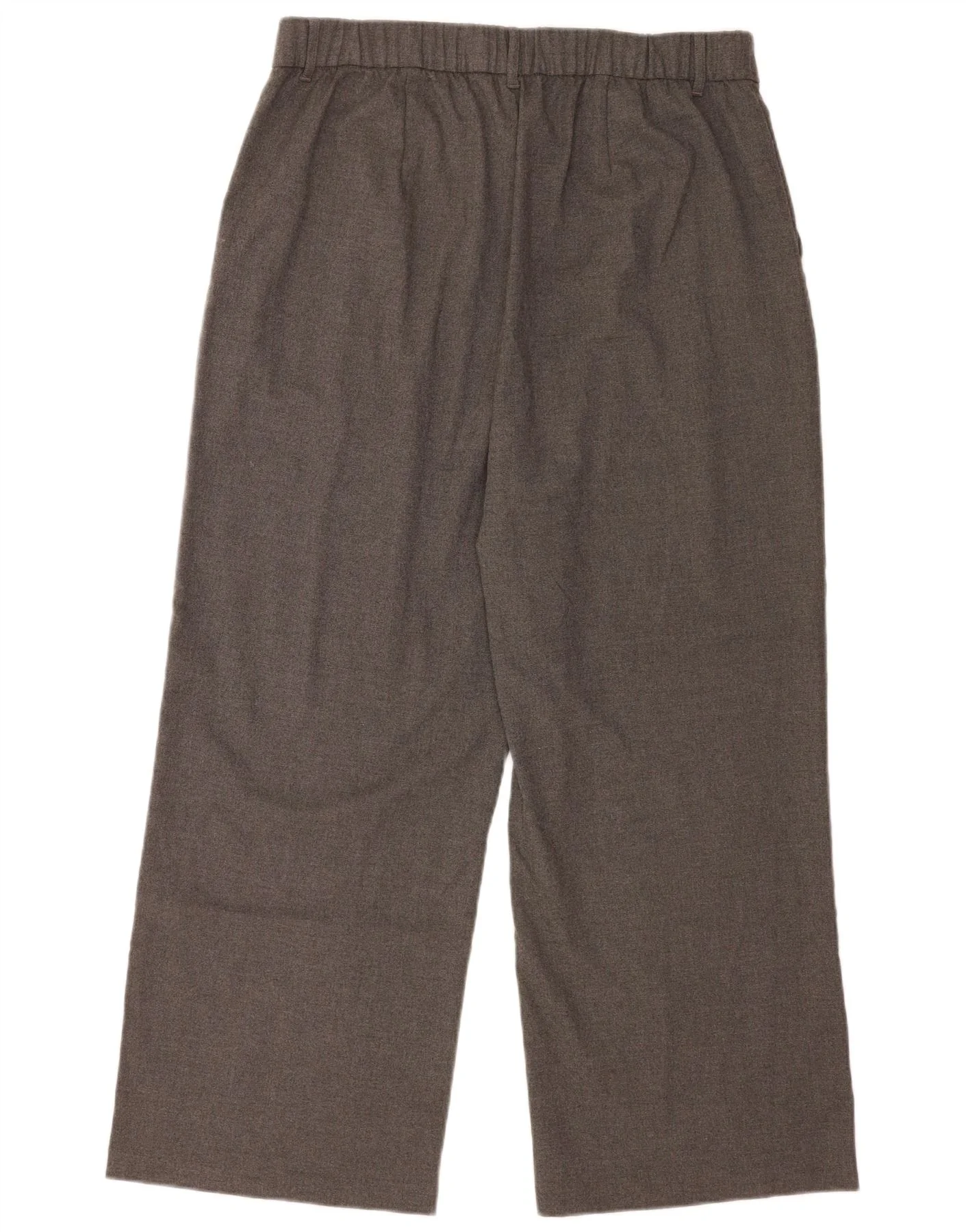 Hollister Mens High Waist Wide Leg Casual Trousers XL W38 L27 Grey - Image 2