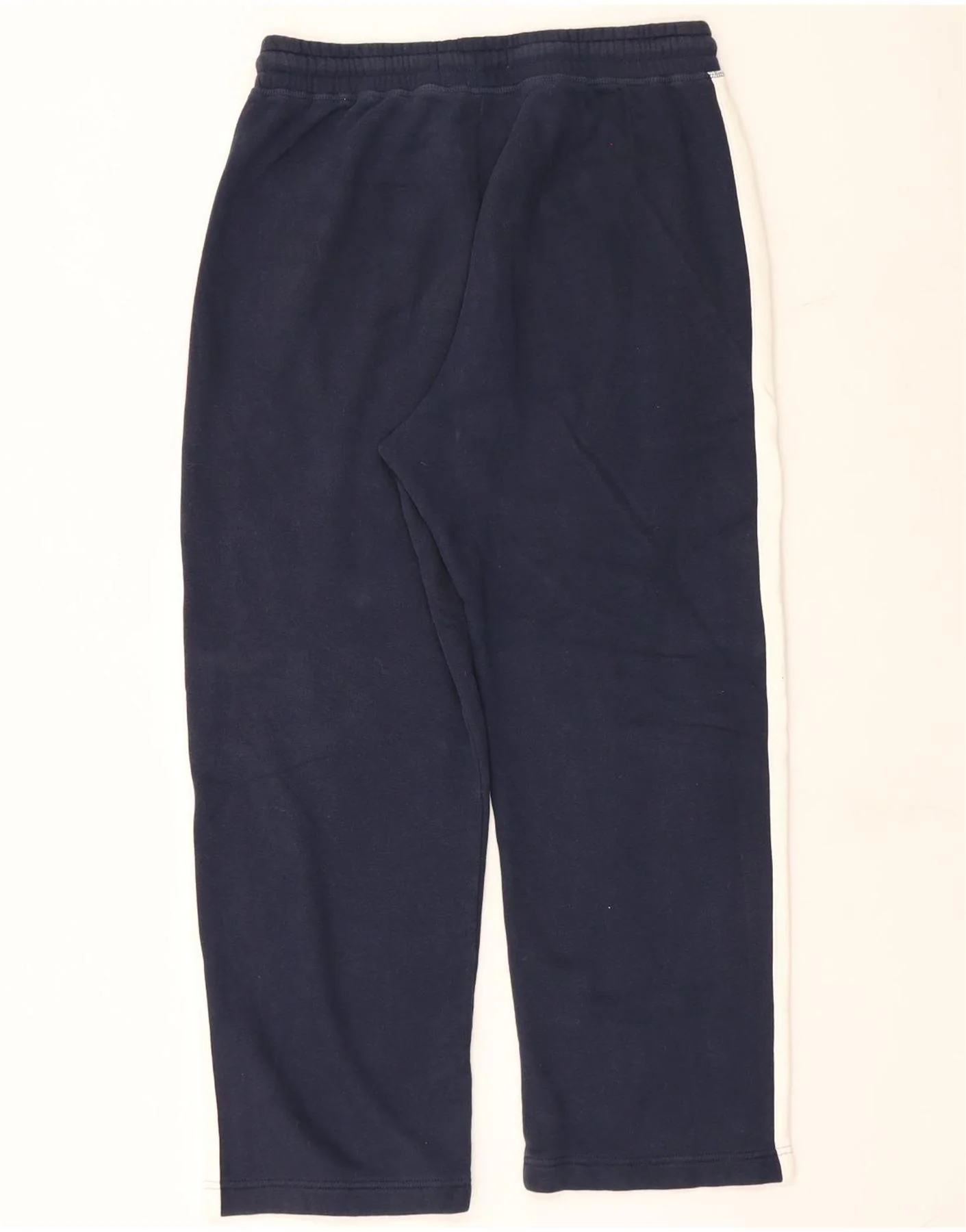 Hollister Mens Tracksuit Trousers Medium Navy Blue Colourblock Cotton - Image 2