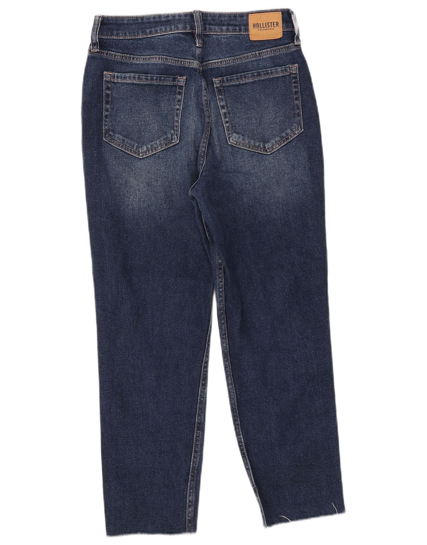 Hollister Womens High Rise Cropped Jeans US 5 Small W27 L25 Blue - Image 2
