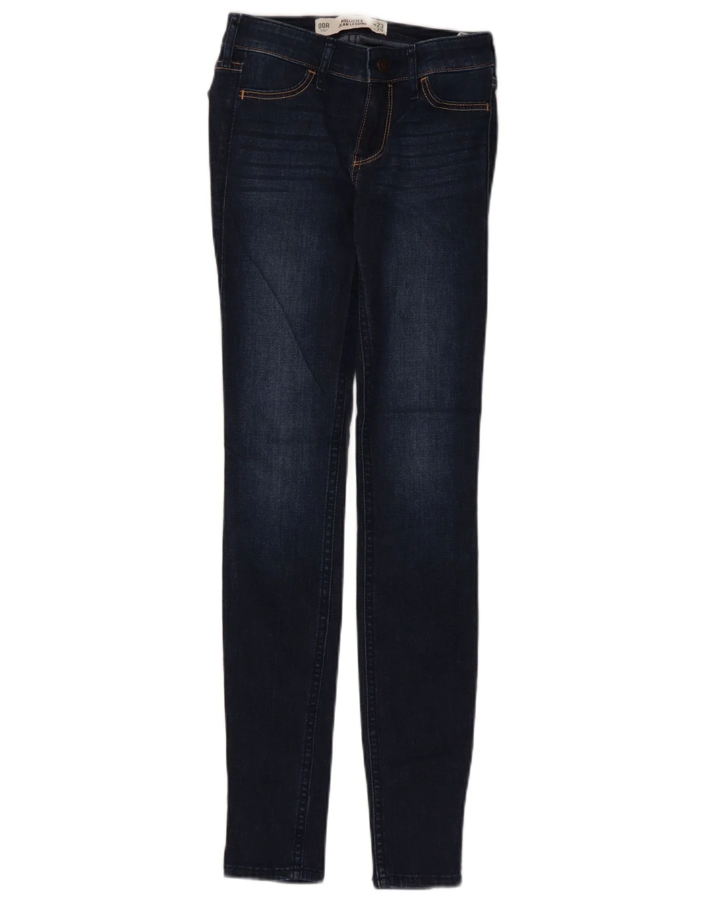 Hollister Womens Jegging Jeans W23 L29 Navy Blue Cotton