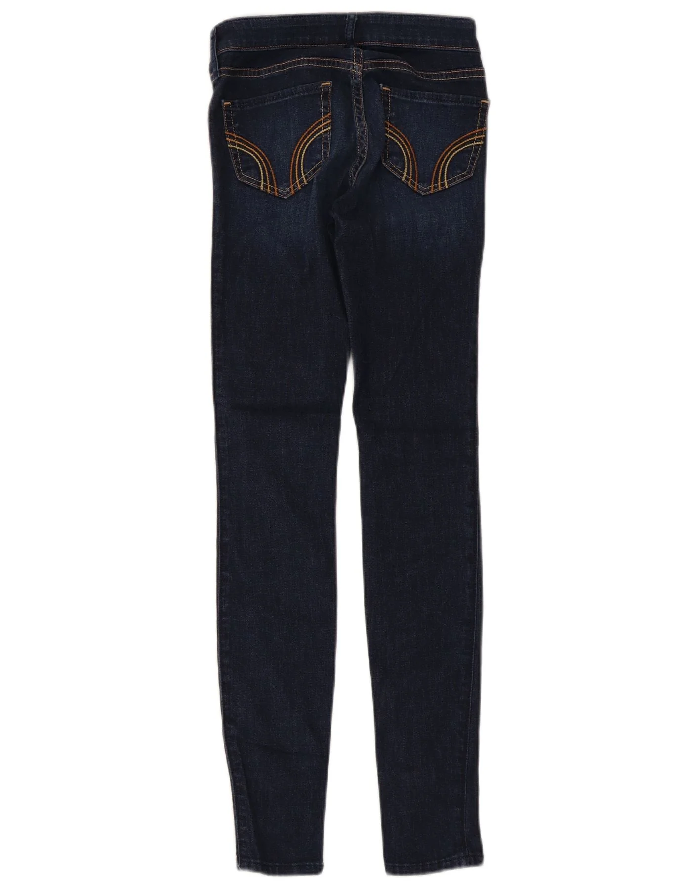 Hollister Womens Jegging Jeans W23 L29 Navy Blue Cotton - Image 2