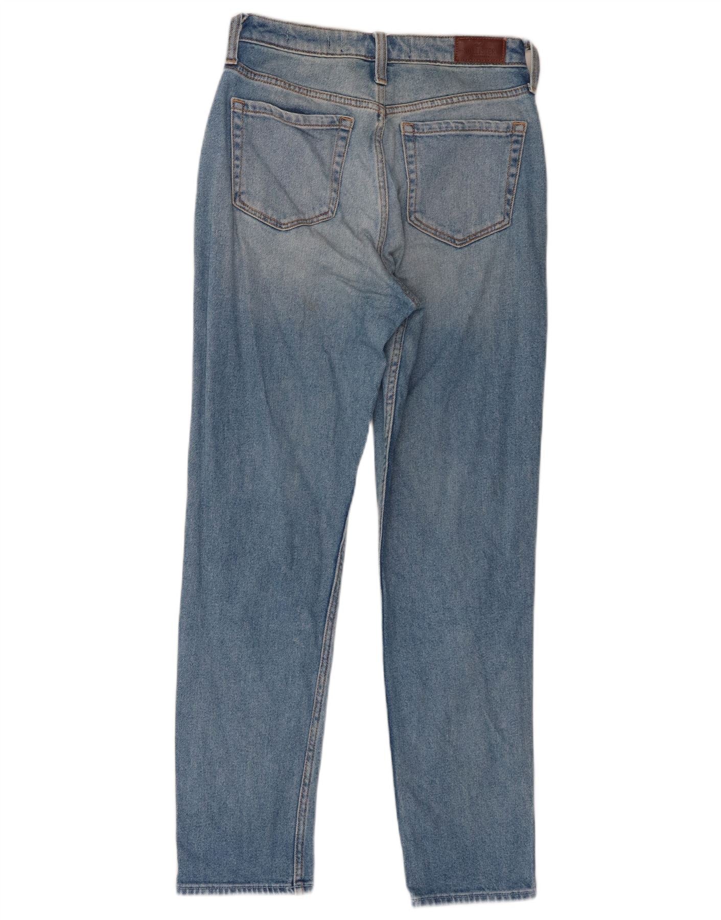 Hollister Womens Mom Ultra High-Rise Tapered Jeans US 3 Small W26 L27 Blue - Image 2