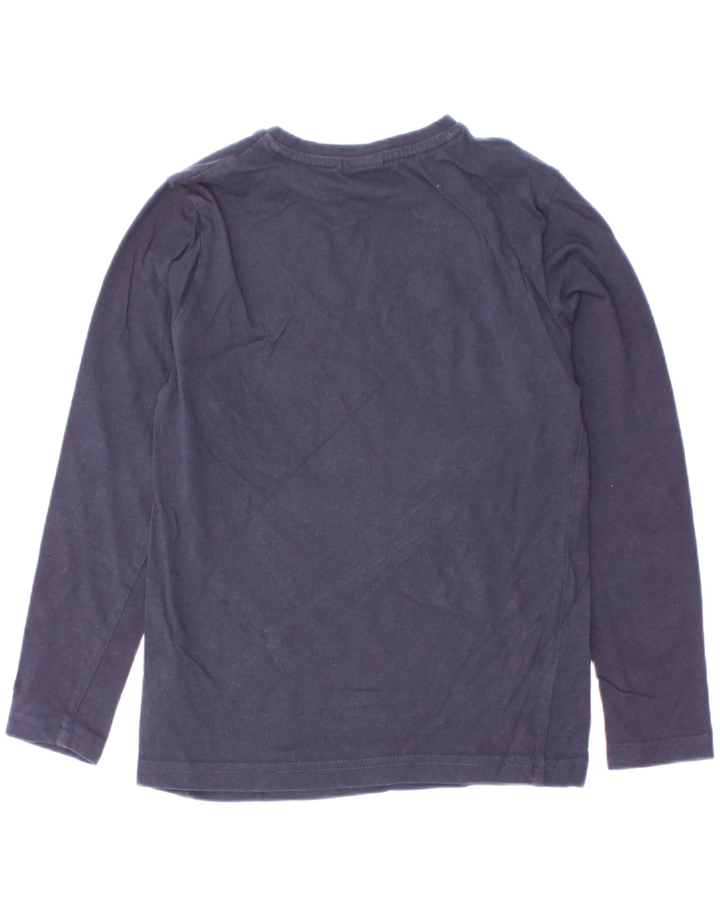 Hugo Boss Boys Graphic Top Long Sleeve 7-8 Years Navy Blue Cotton - Image 2