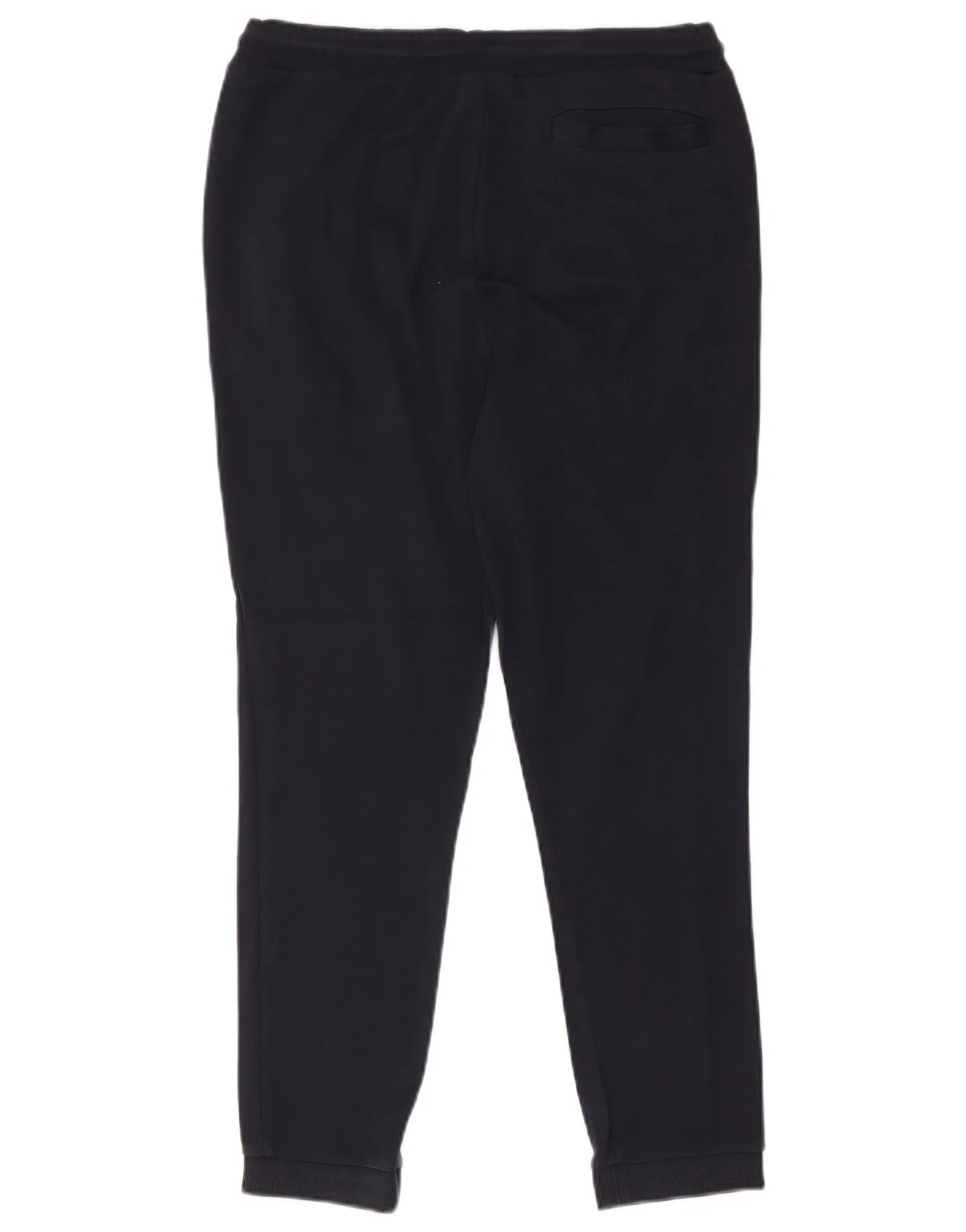 Hugo Boss Mens Graphic Tracksuit Trousers Joggers Medium Navy Blue Cotton - Image 2