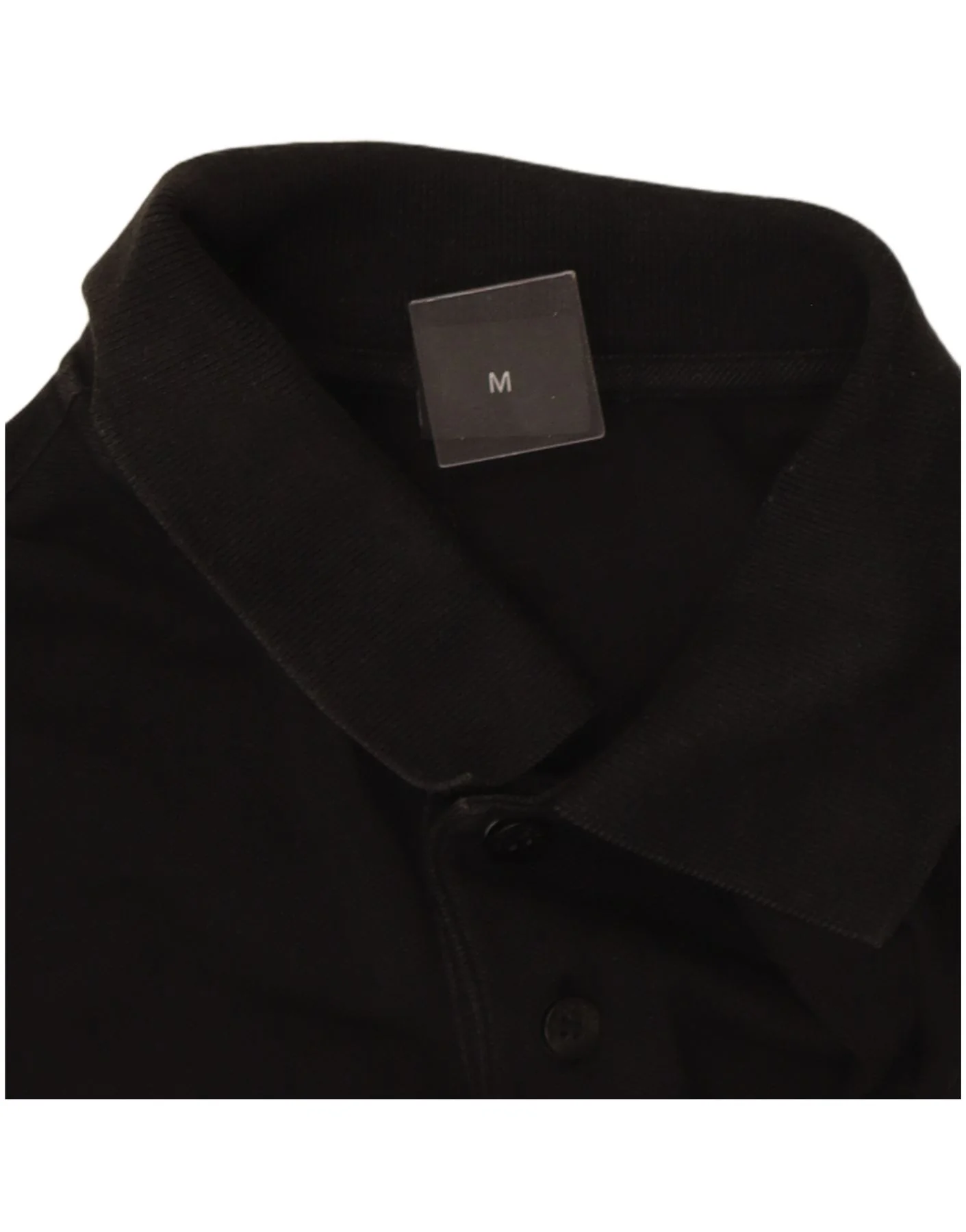Hugo Boss Mens Polo Shirt Medium Black Cotton - Image 3