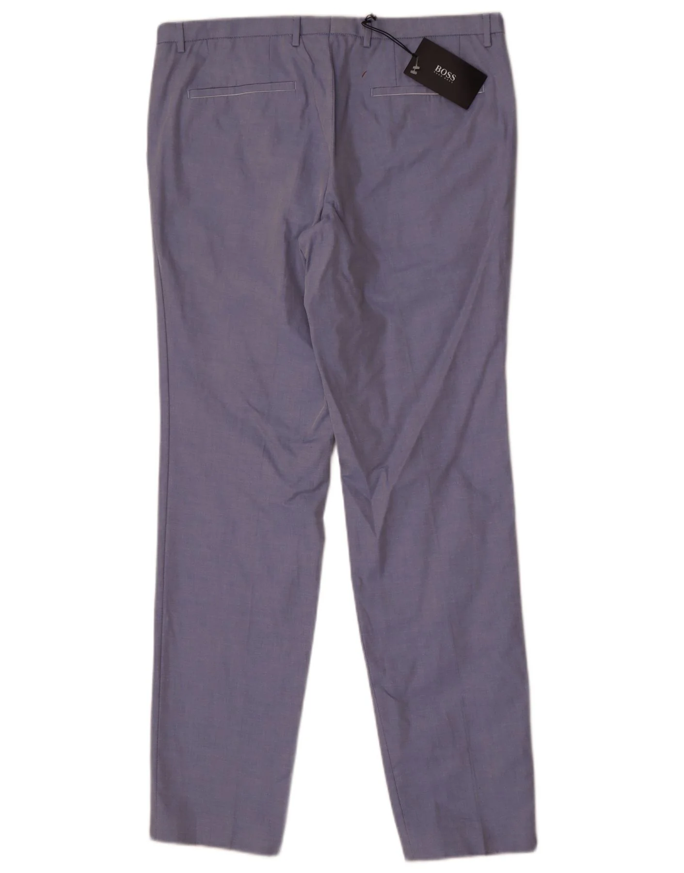 Hugo Boss Mens Slim Chino Trousers W34 L33 Blue - Image 2